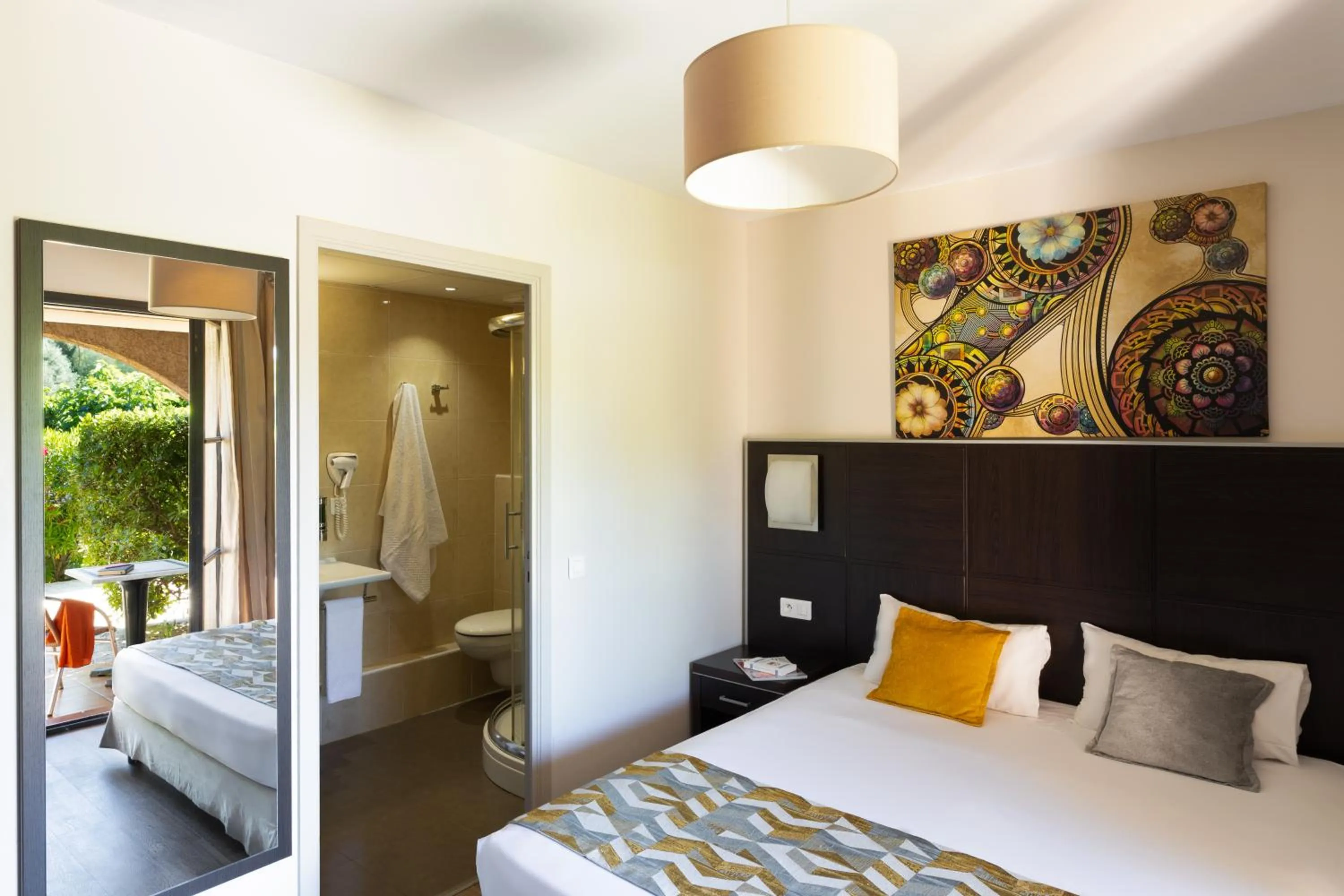 Comfort Double Room with Terrace in Hotel U Ricordu & Spa