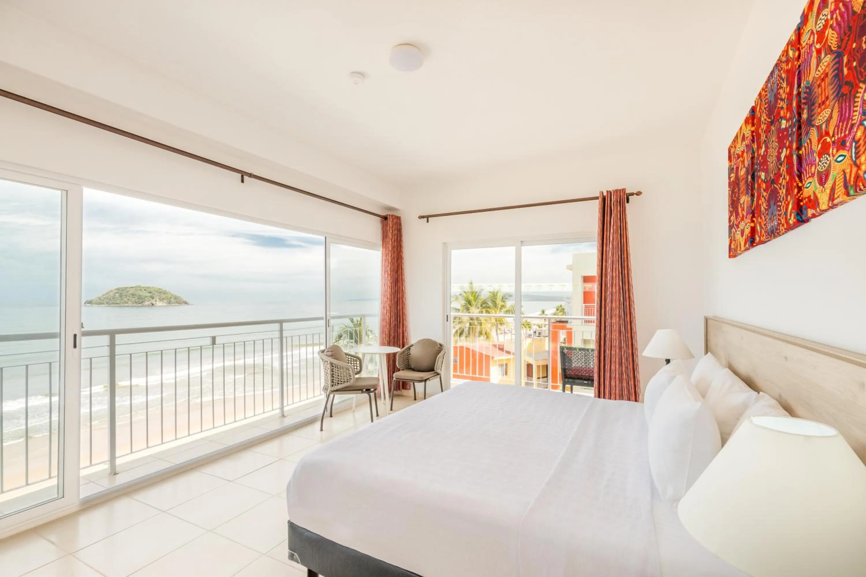 Ocean Front View 1 King Bed - single occupancy in Decameron Isla Coral Guayabitos, Ramada All-Inclusive Resort