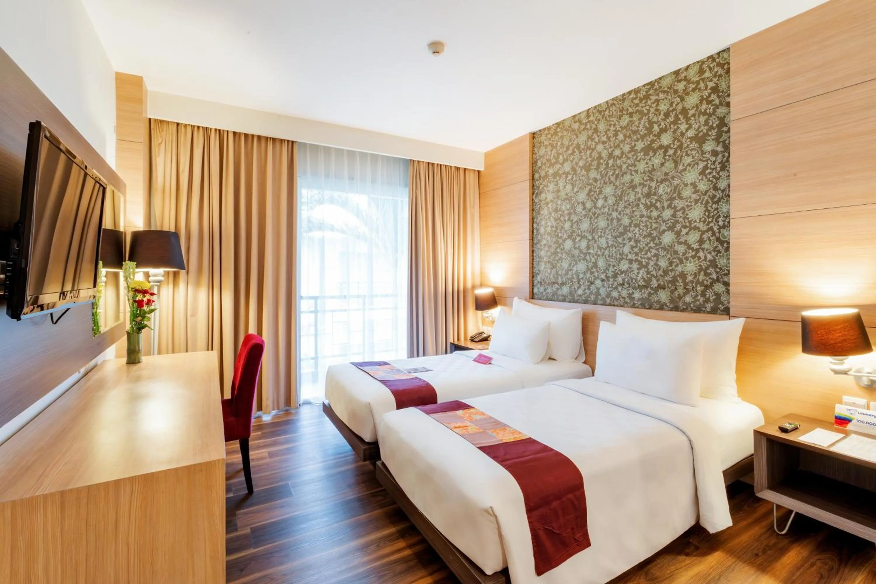 Deluxe Double or Twin Room with Balcony in b Hotel Bali & Spa