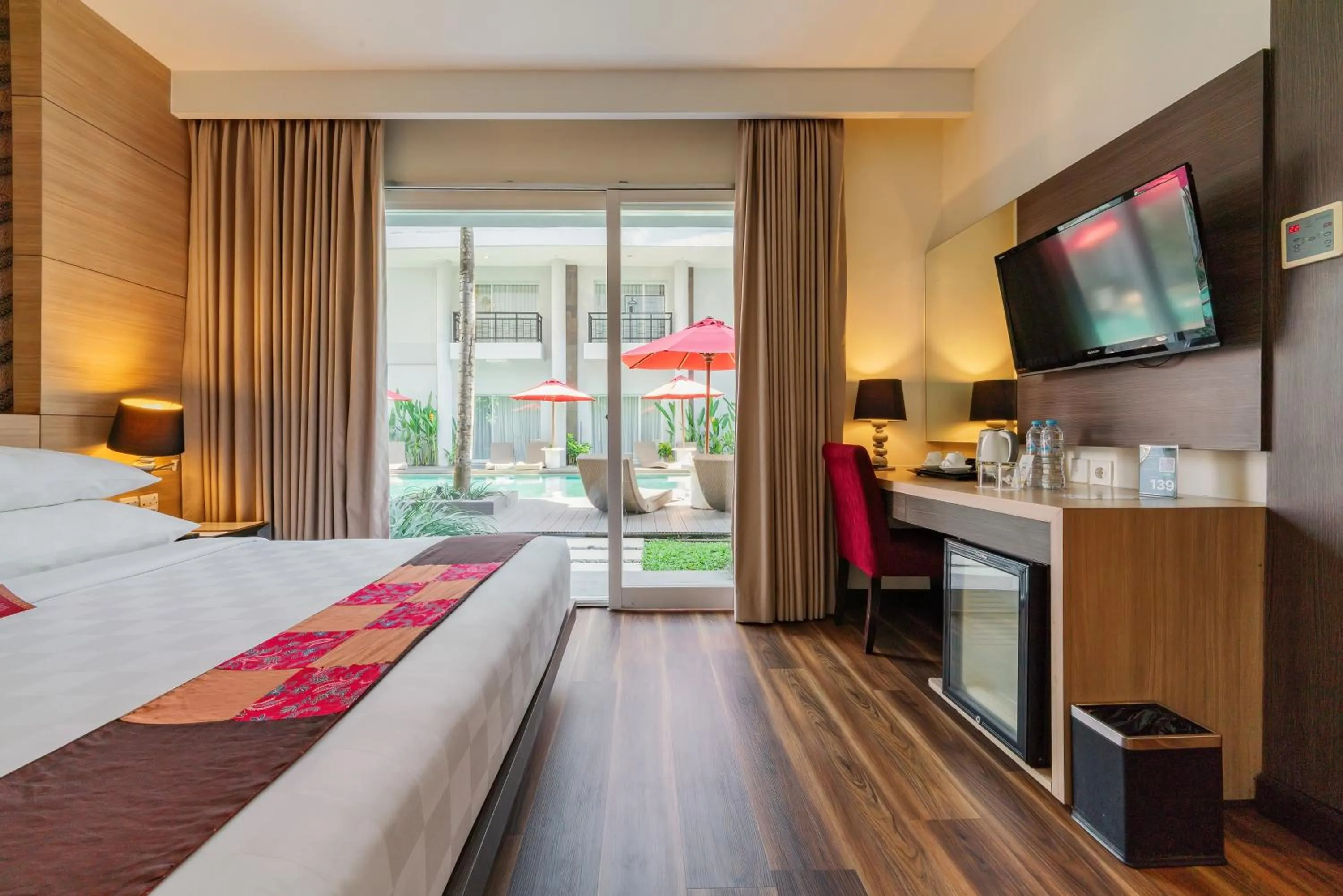 Deluxe Double or Twin Room with Pool Terrace in b Hotel Bali & Spa