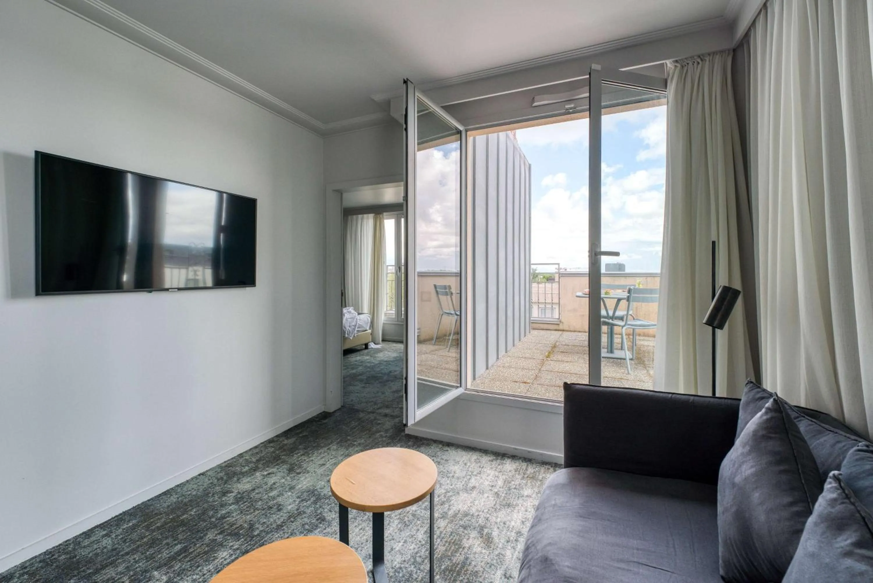 Terrace King Suite with Sofa Bed in Best Western Premier Le Masq Hotel