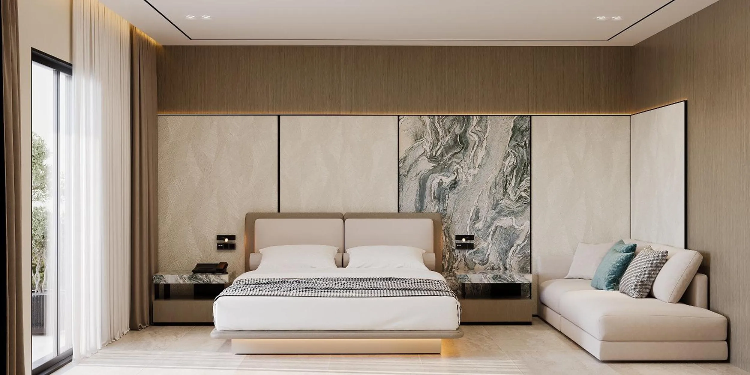 Deluxe Double Room with Sea View in Hotel Jaroal