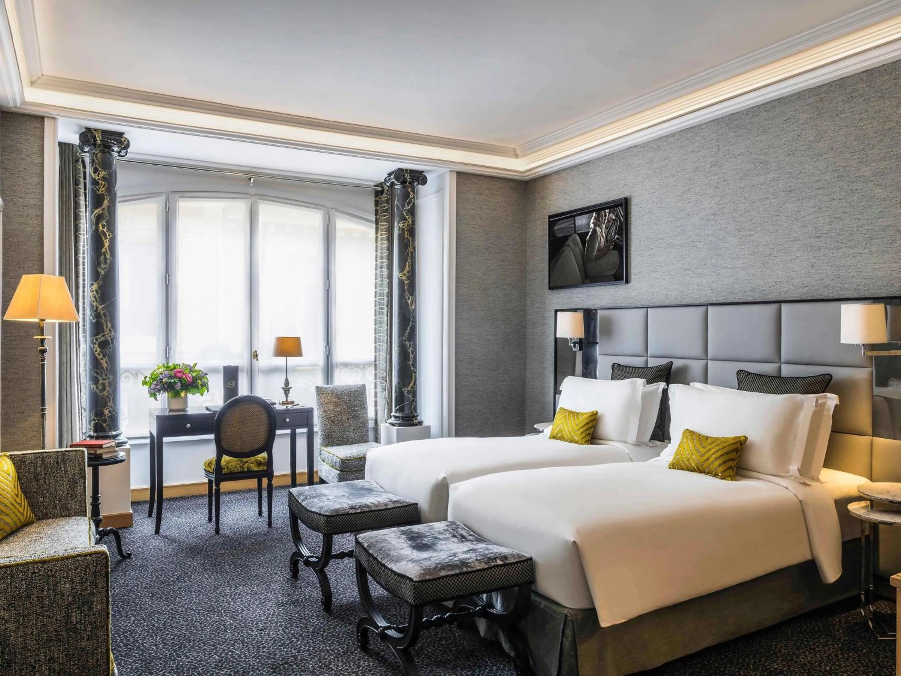 Junior Suite with Two Single Beds in Sofitel Paris Baltimore Tour Eiffel
