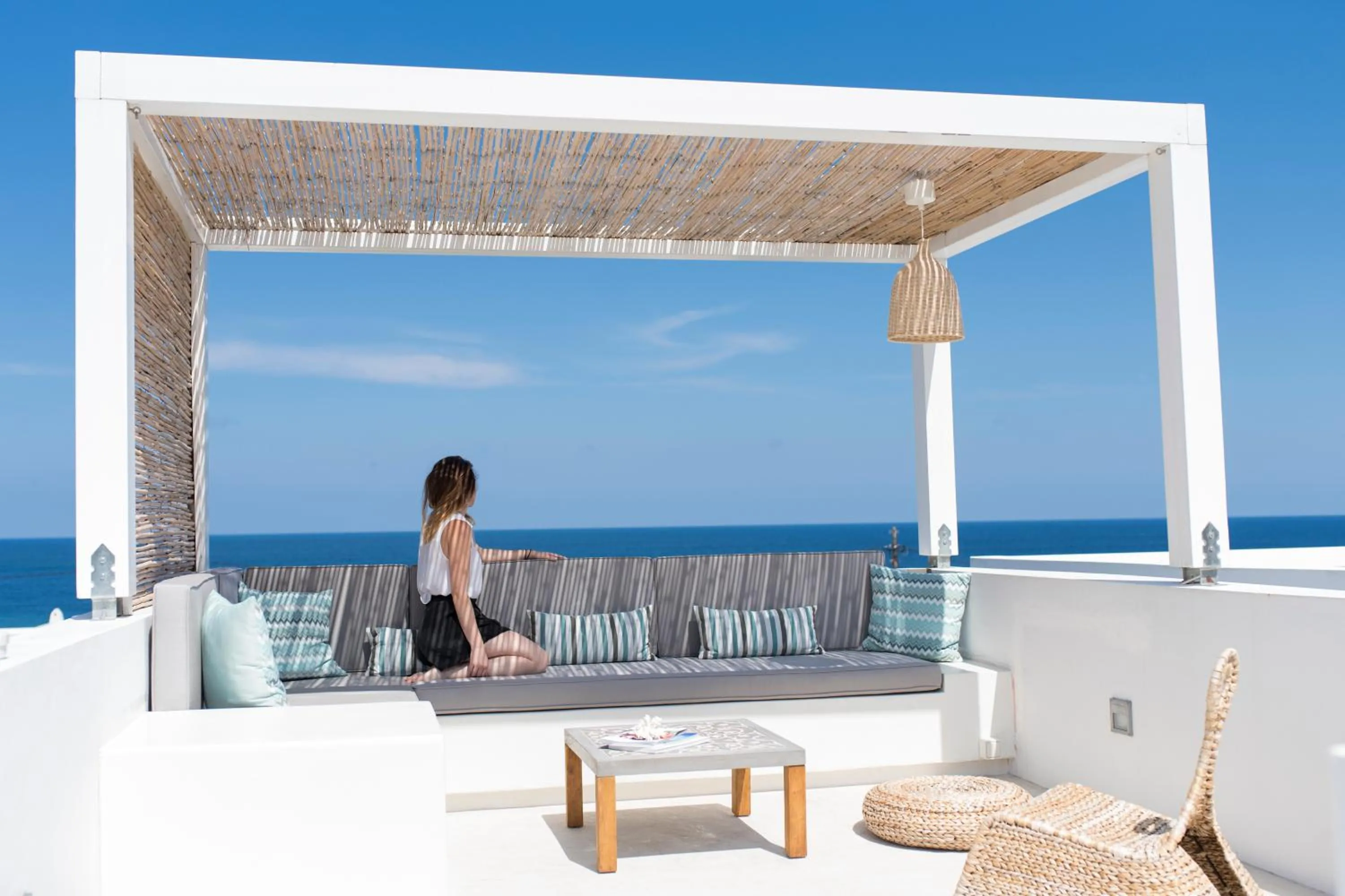 Deluxe Sea View with Private Terrace in Skyros Ammos Hotel