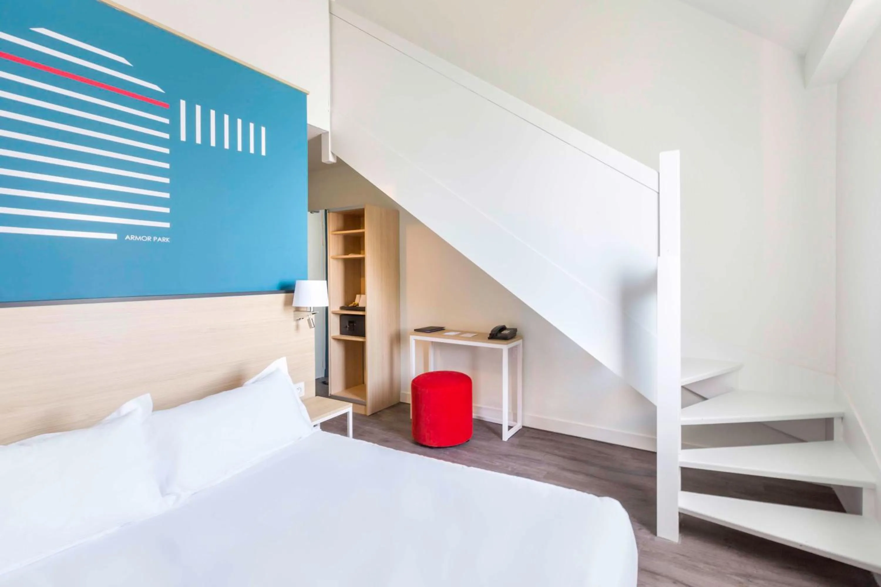 Family Duplex Room with Two Levels - Non-Smoking in Best Western Armor Park Dinan et Spa