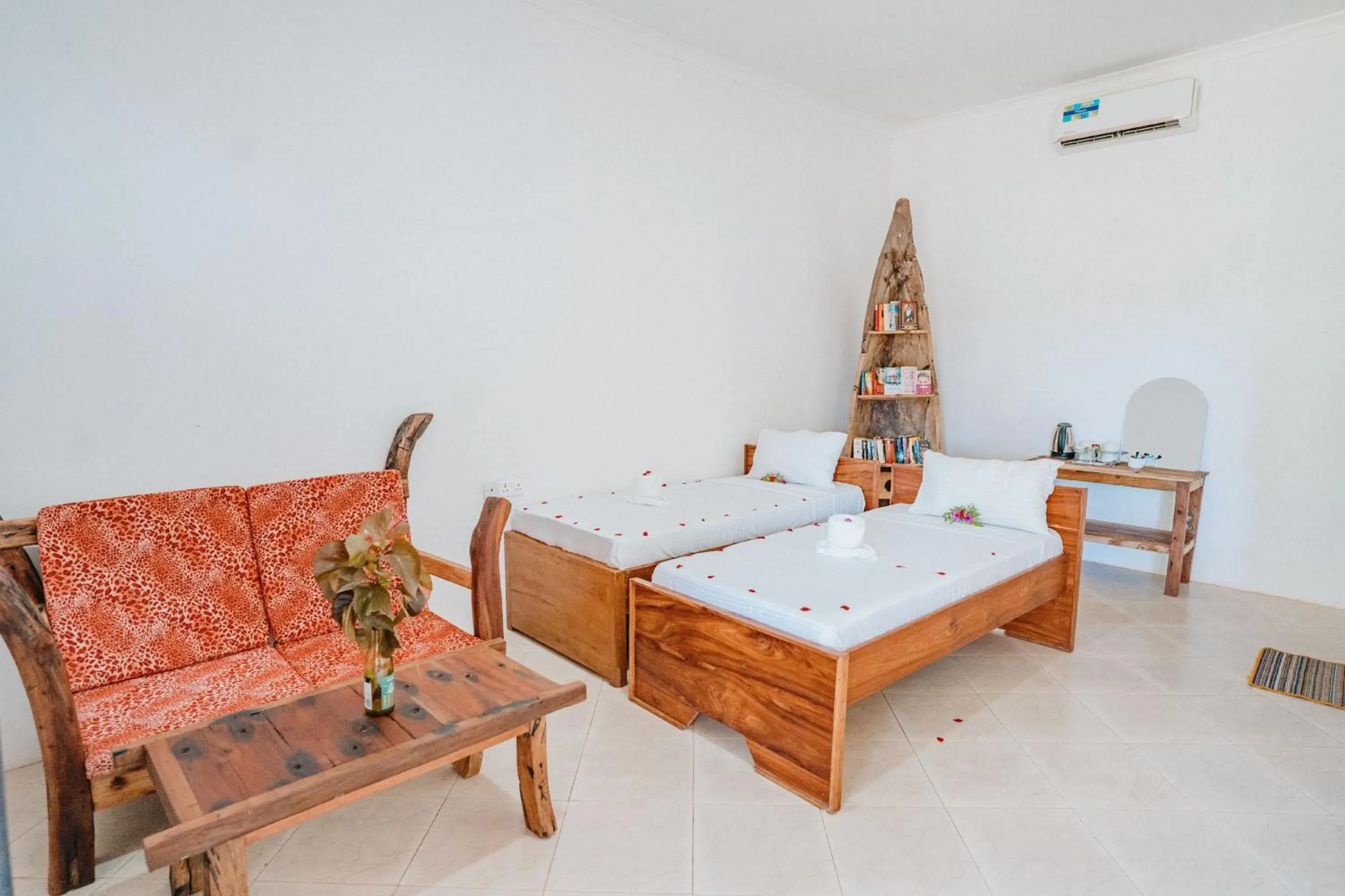 Twin Room with Pool View in Bella Vista Resort Zanzibar