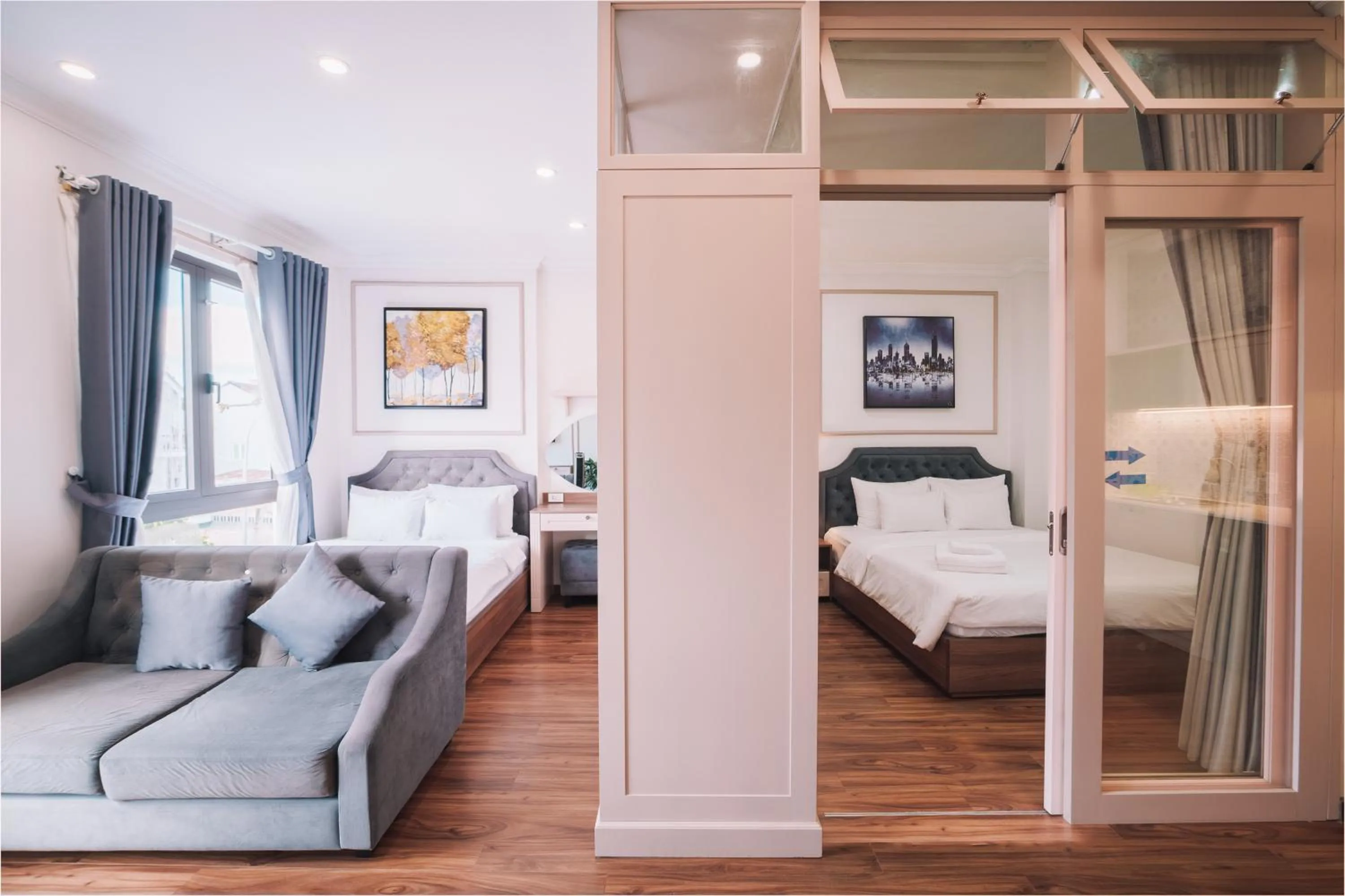 Two-Bedroom Apartment with View in N Queen Apartment Hotel