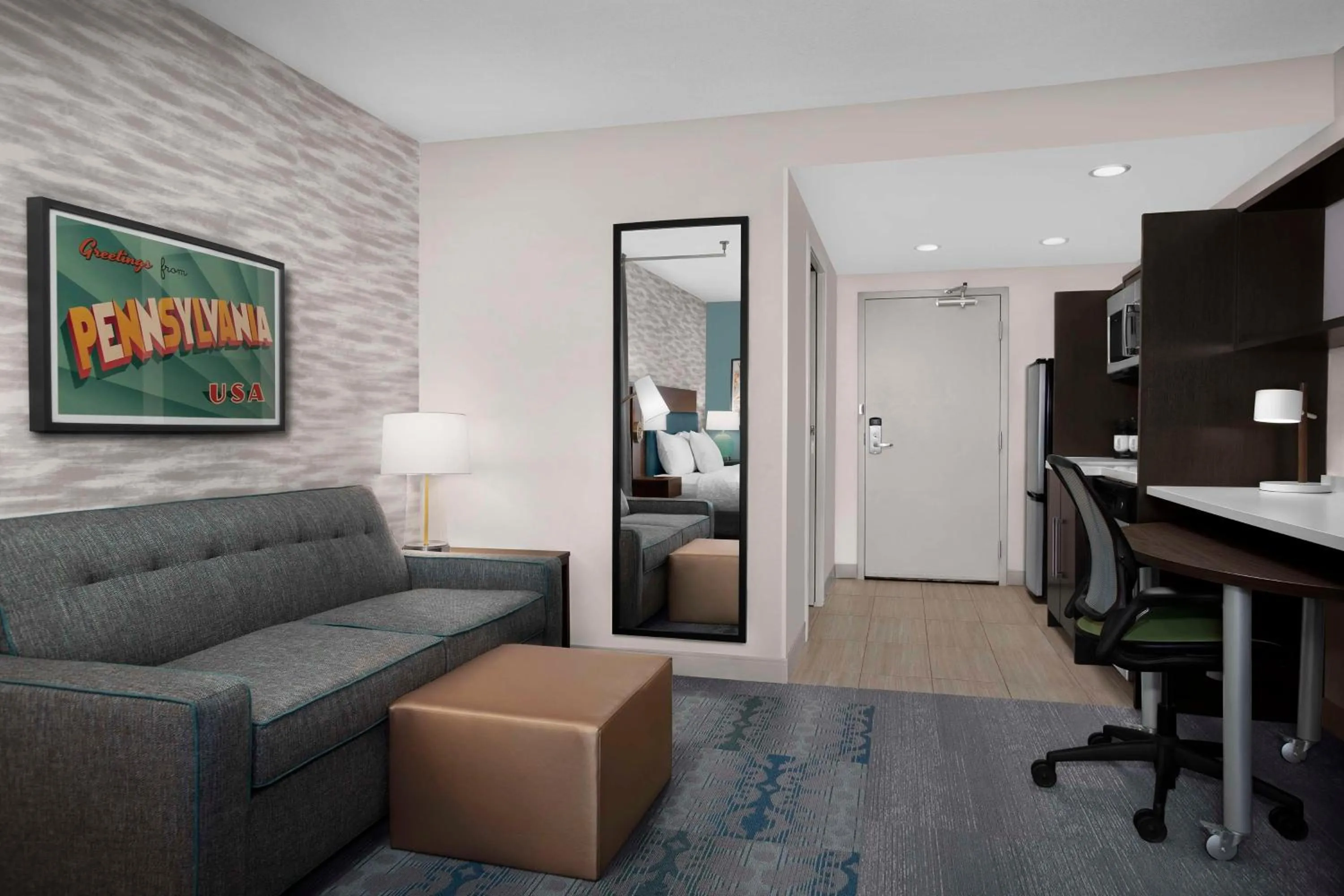 King Studio Suite - Hearing Access/Non-Smoking in Home2 Suites by Hilton Pittsburgh - McCandless, PA