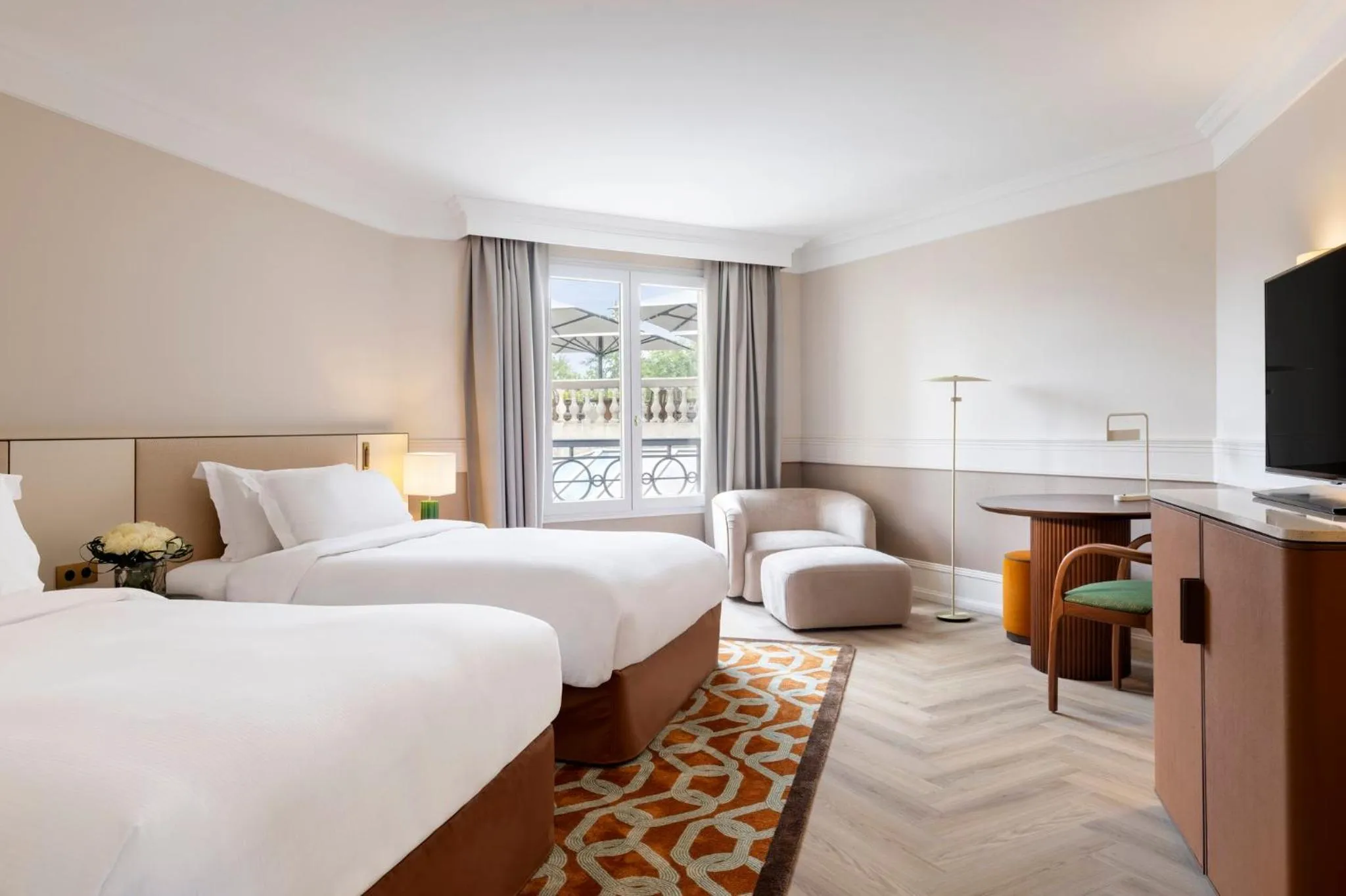 Premium Double Room with Two Double Beds in InterContinental Hotels Chantilly Chateau Mont Royal by IHG