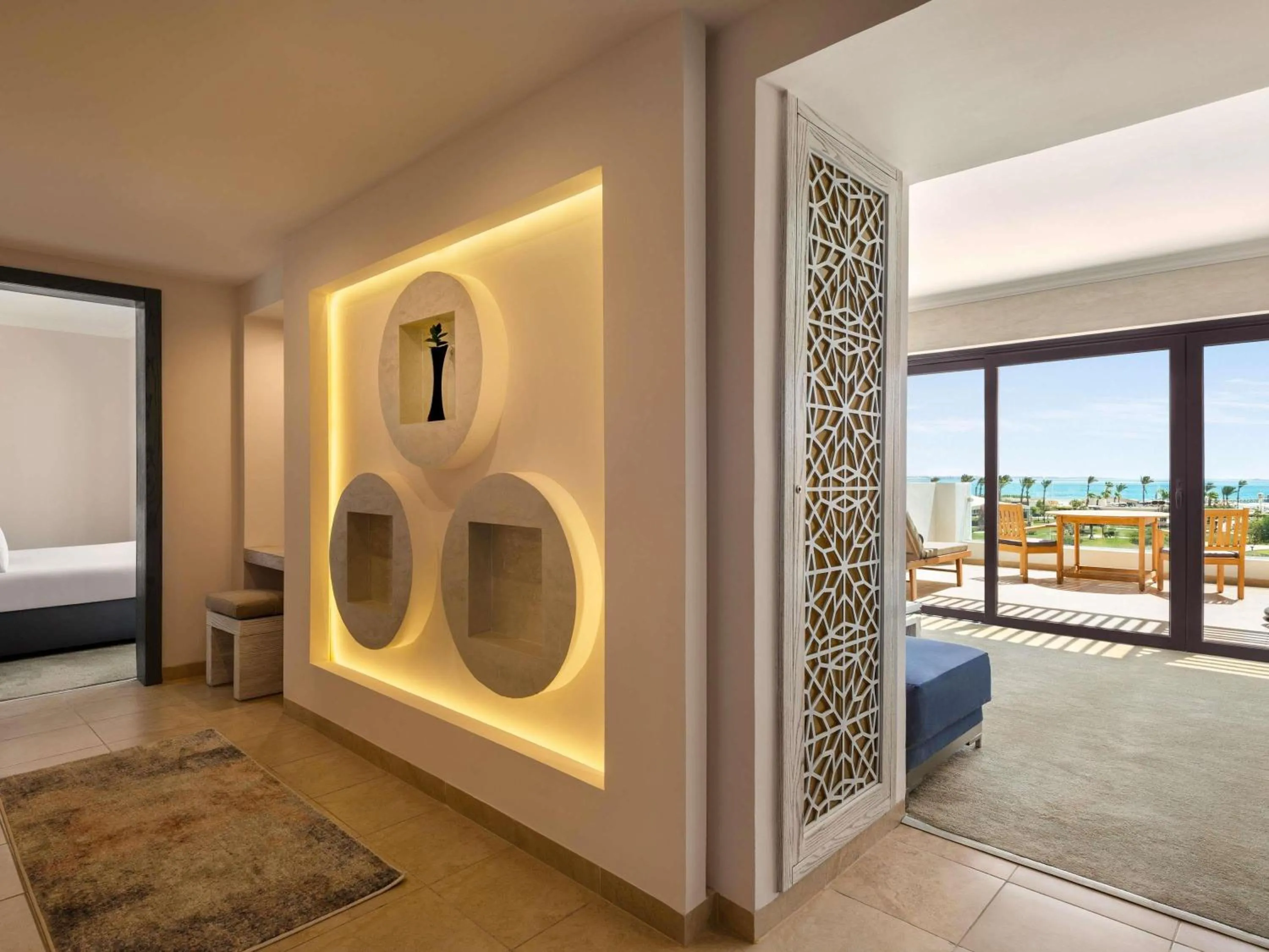 Superior Suite with pool view in Movenpick Waterpark Resort & Spa Soma Bay