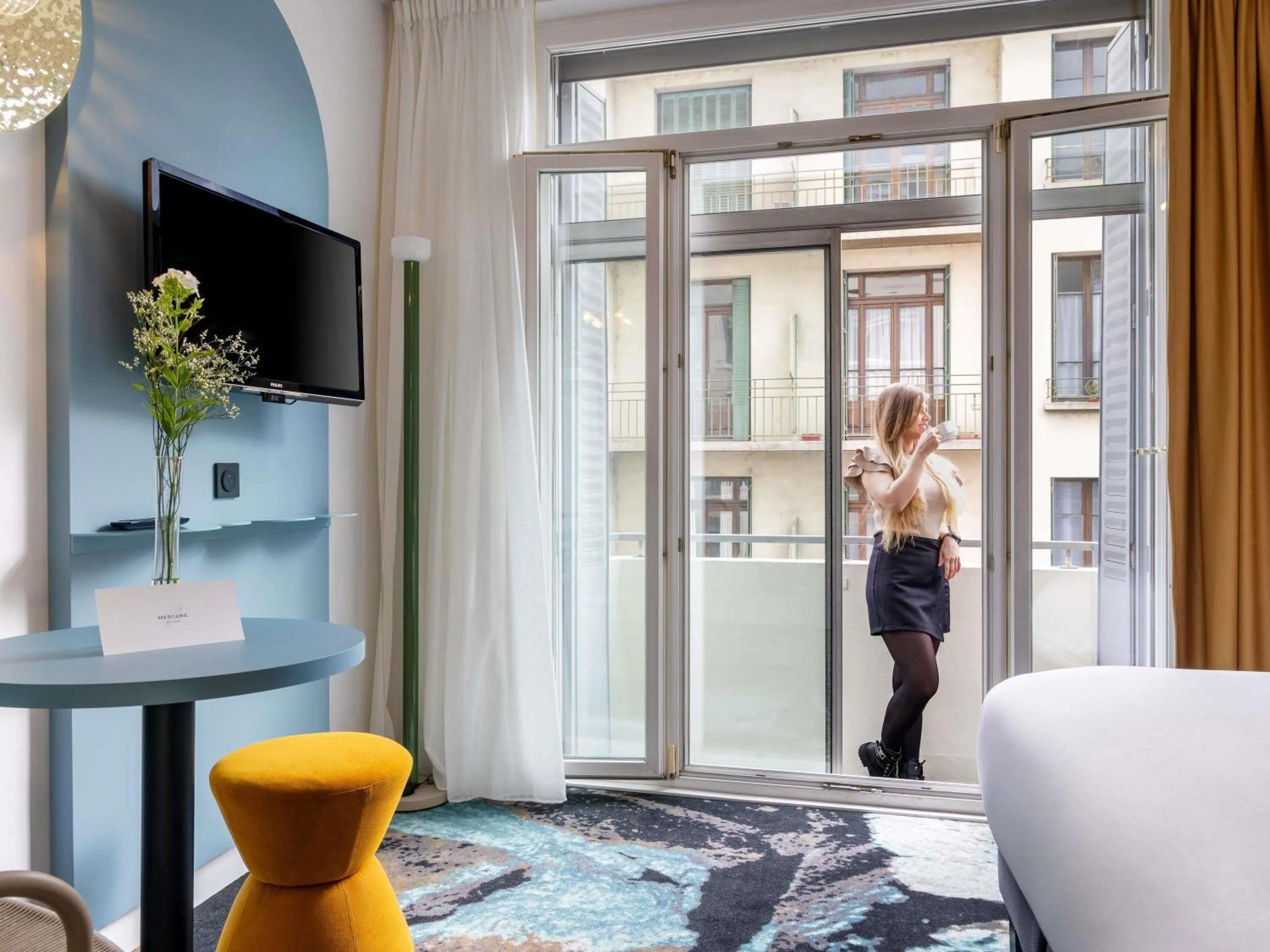 Superior Double Room with Balcony in Mercure Annecy Centre