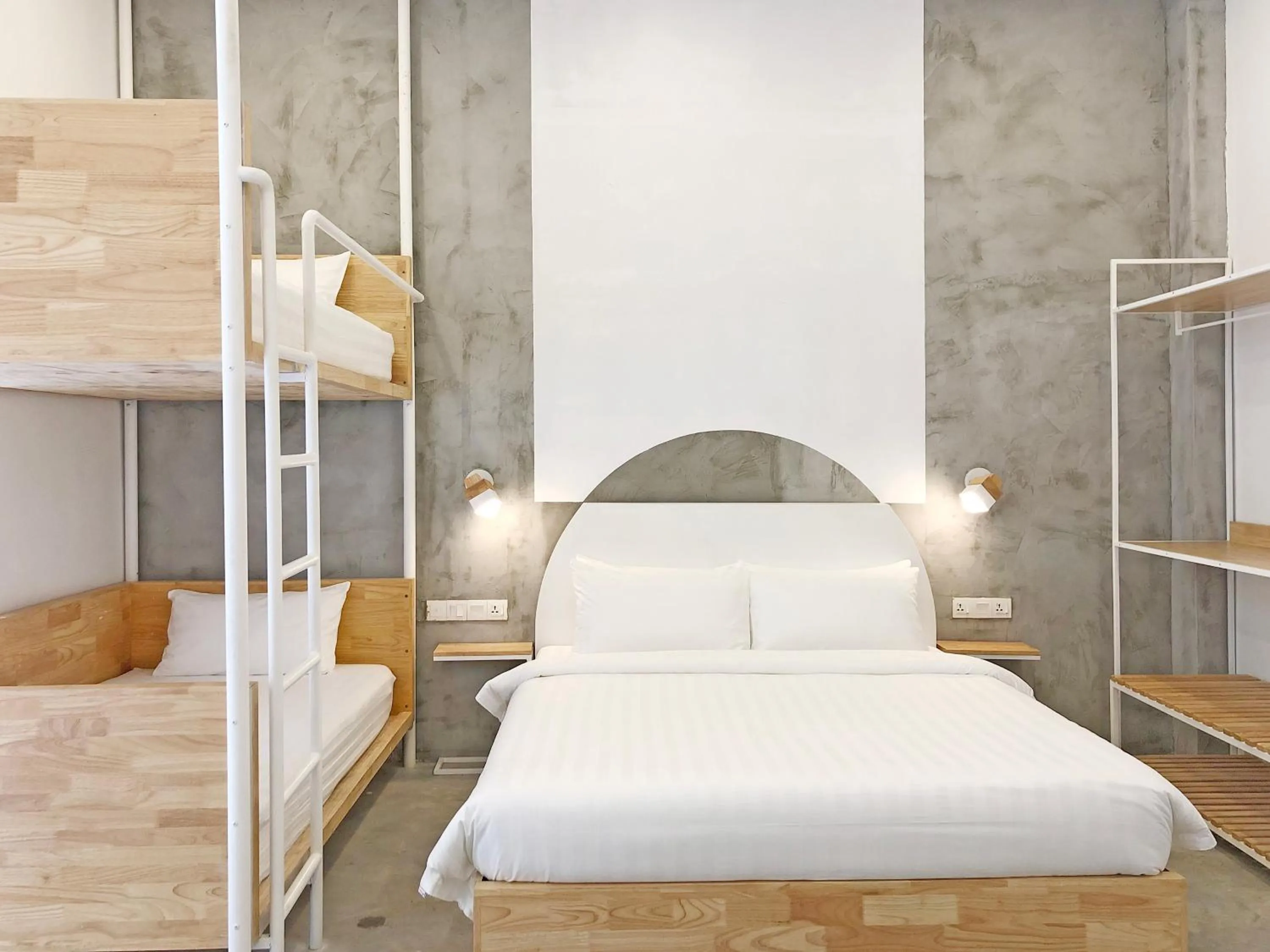 Family Room with Balcony in HOOD Hostel