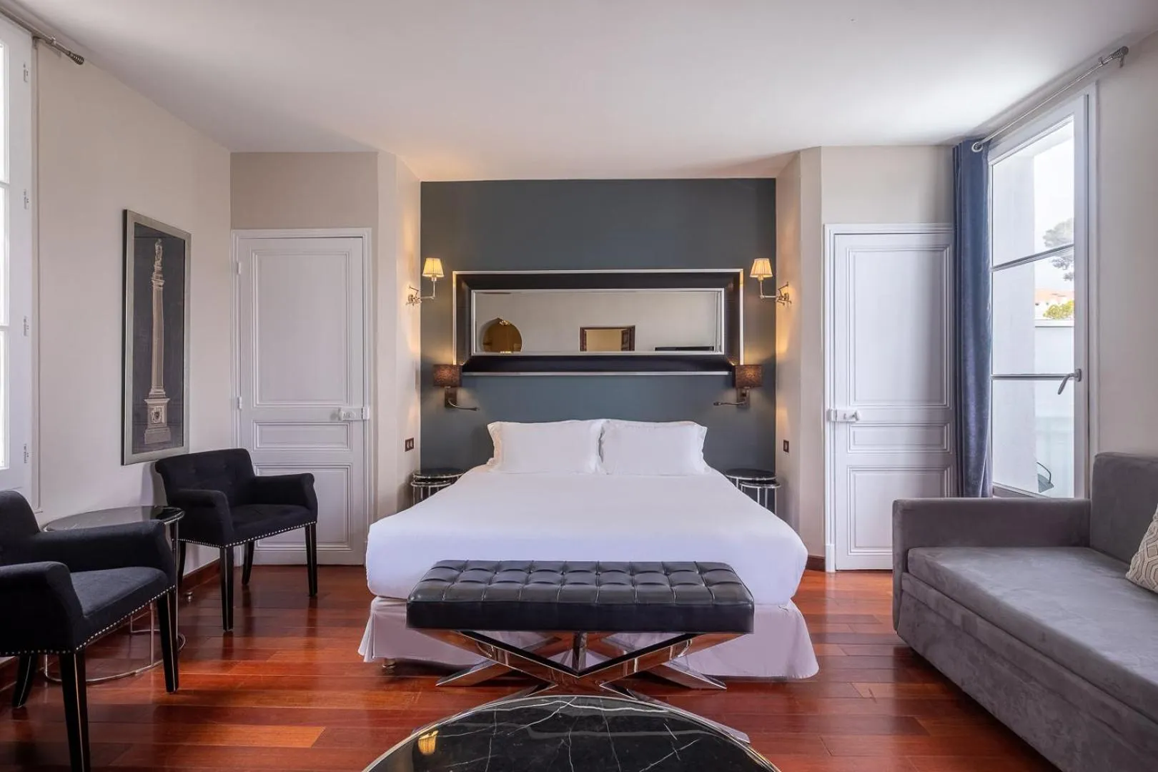 Deluxe Double Room with Terrace & Hot Tub - Sea Views in La Villa Mauresque