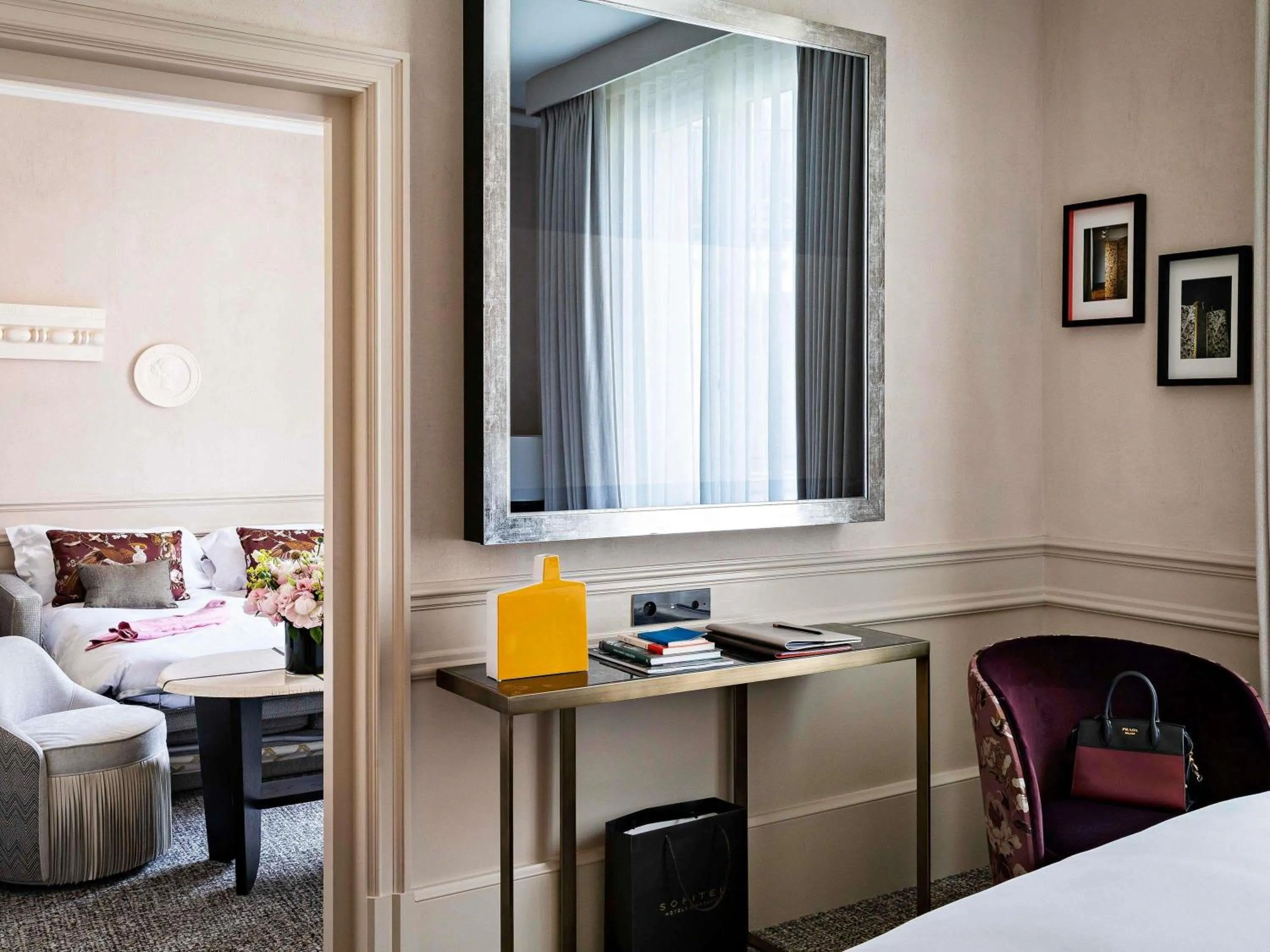 Premium Junior Suite with One King Bed and Living Room - Courtyard or Rue Scribe View in Sofitel Le Scribe Paris Opera