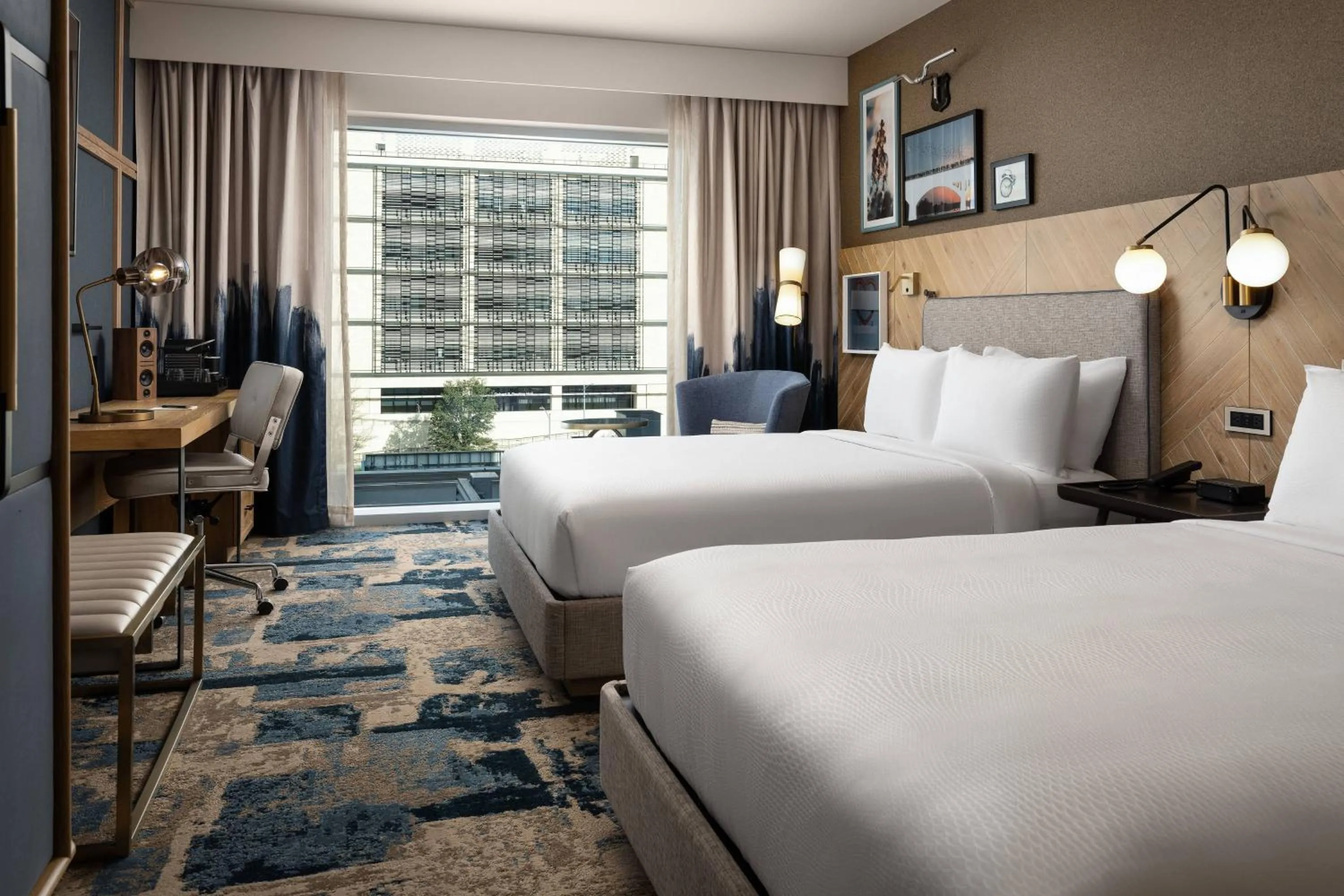 Guest room, 2 Queen in The Otis Hotel Austin, Autograph Collection