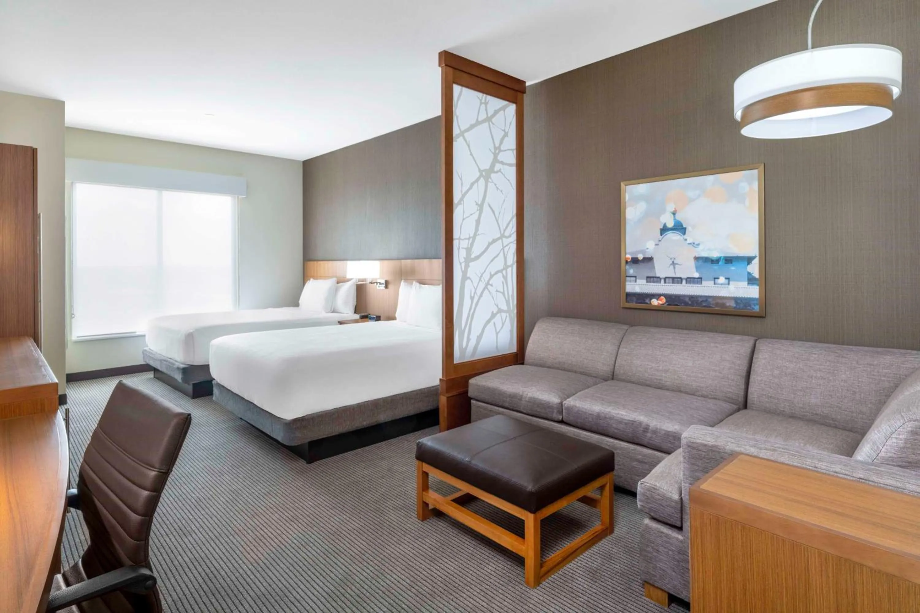 Queen Room with Two Queen Beds and Sofa Bed - High Floor in Hyatt Place Fort Worth-Alliance Town Center