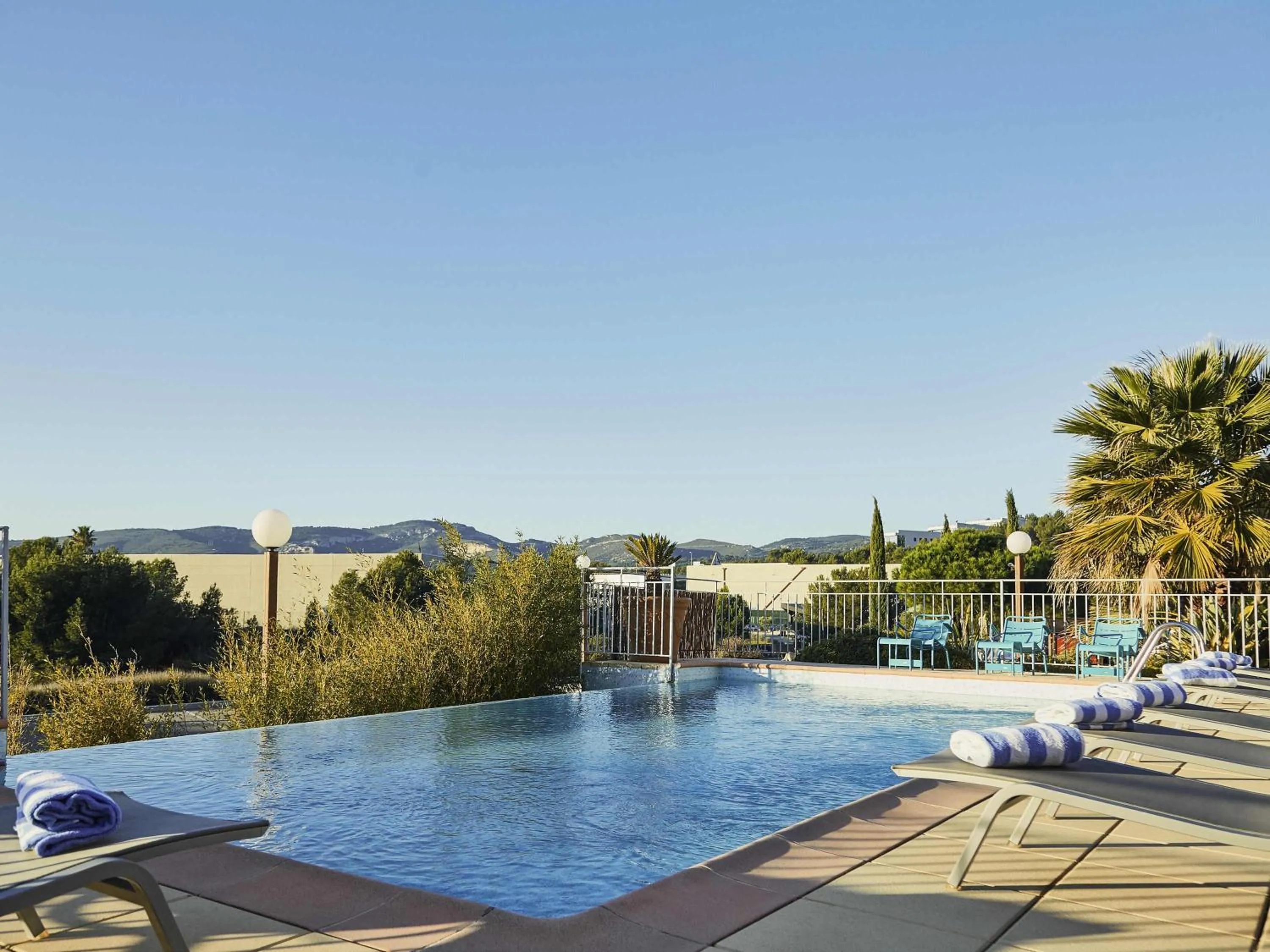 Double Room with Pool View  in ibis La Ciotat