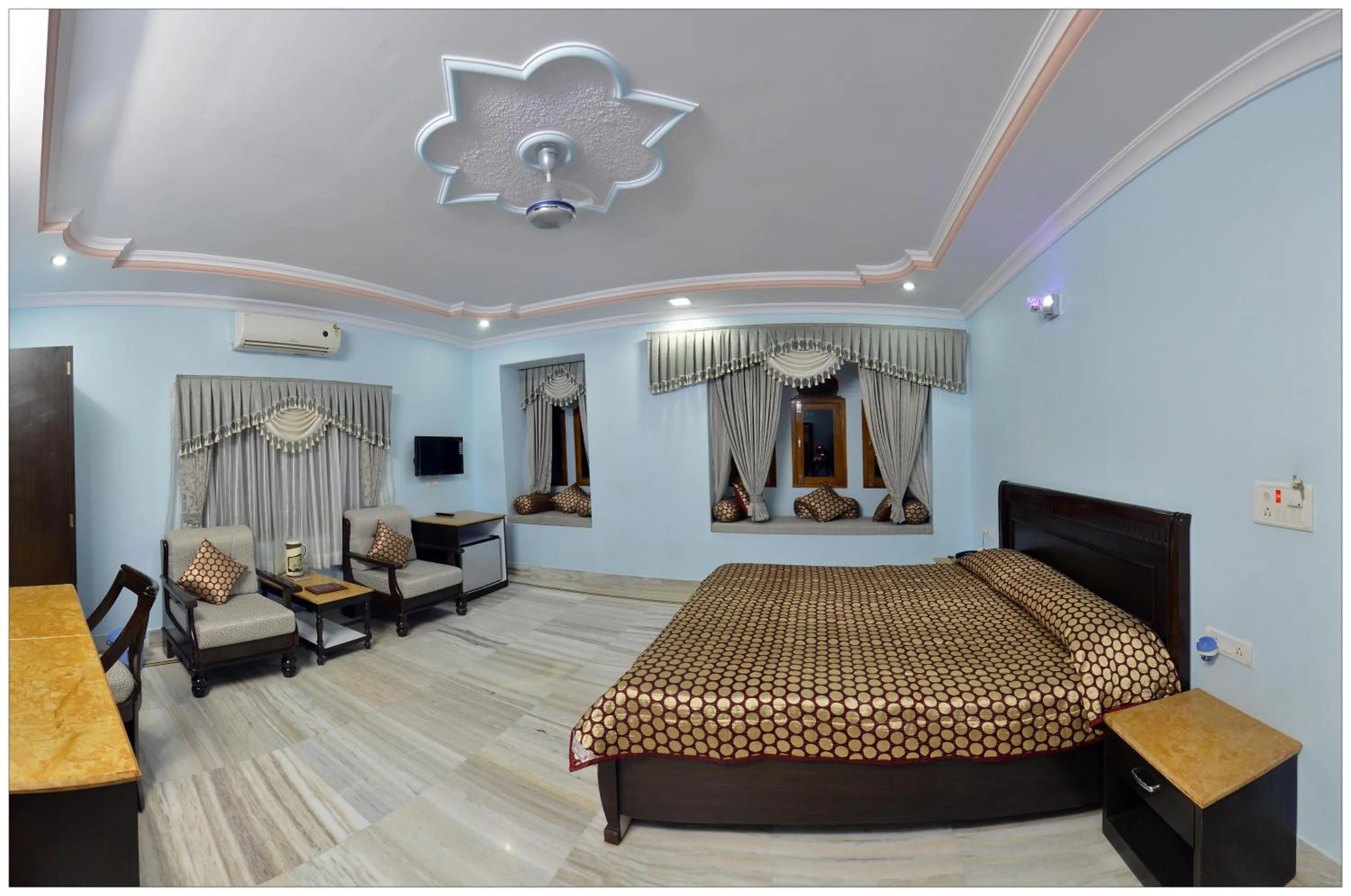 Double Room with Mountain View in Hotel Sky Plaza - Best ever view of Jaisalmer Fort