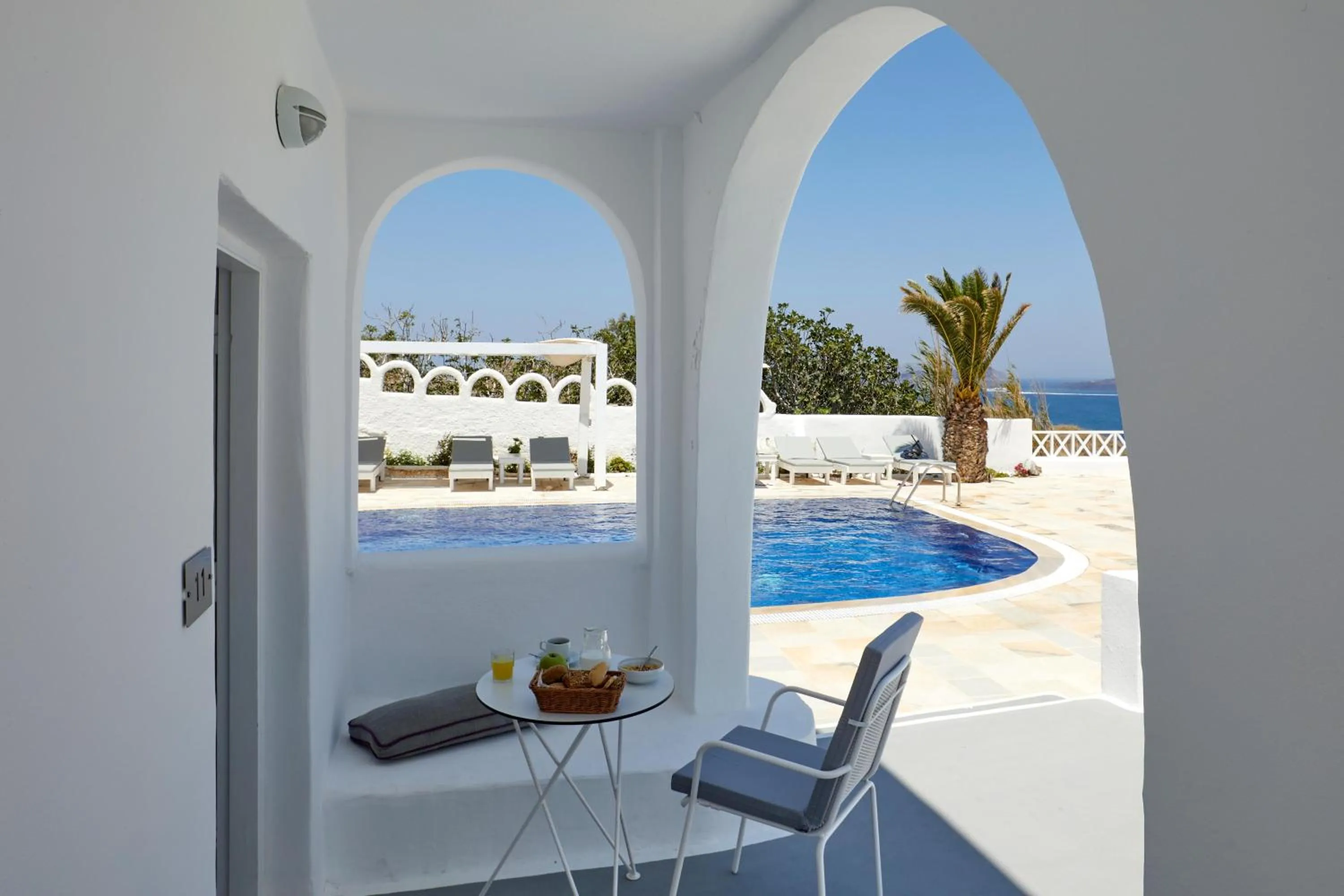 Standard Room with Terrace or Patio in Santorini View