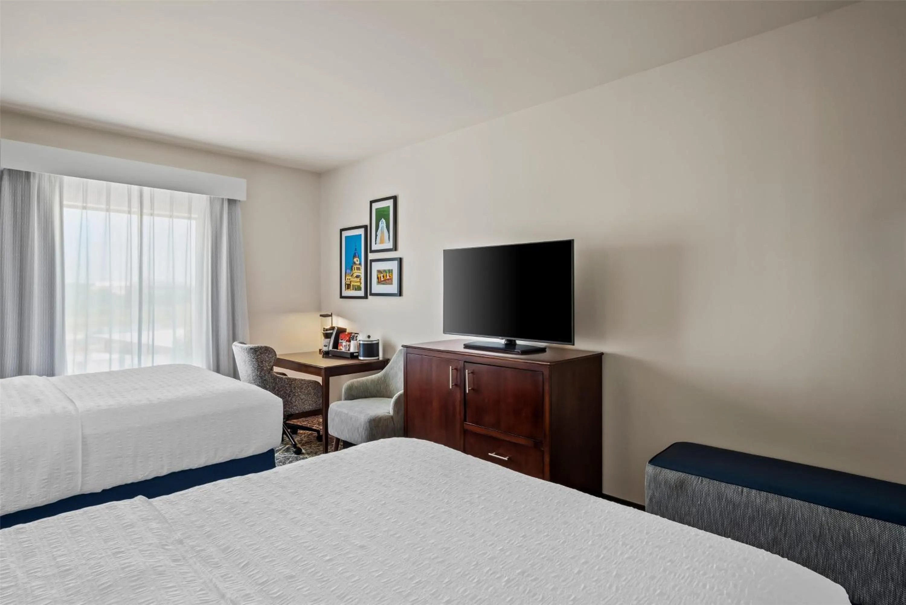 Room with Two Queen Beds - Non-Smoking in Hampton Inn and Suites Trophy Club - Fort Worth North