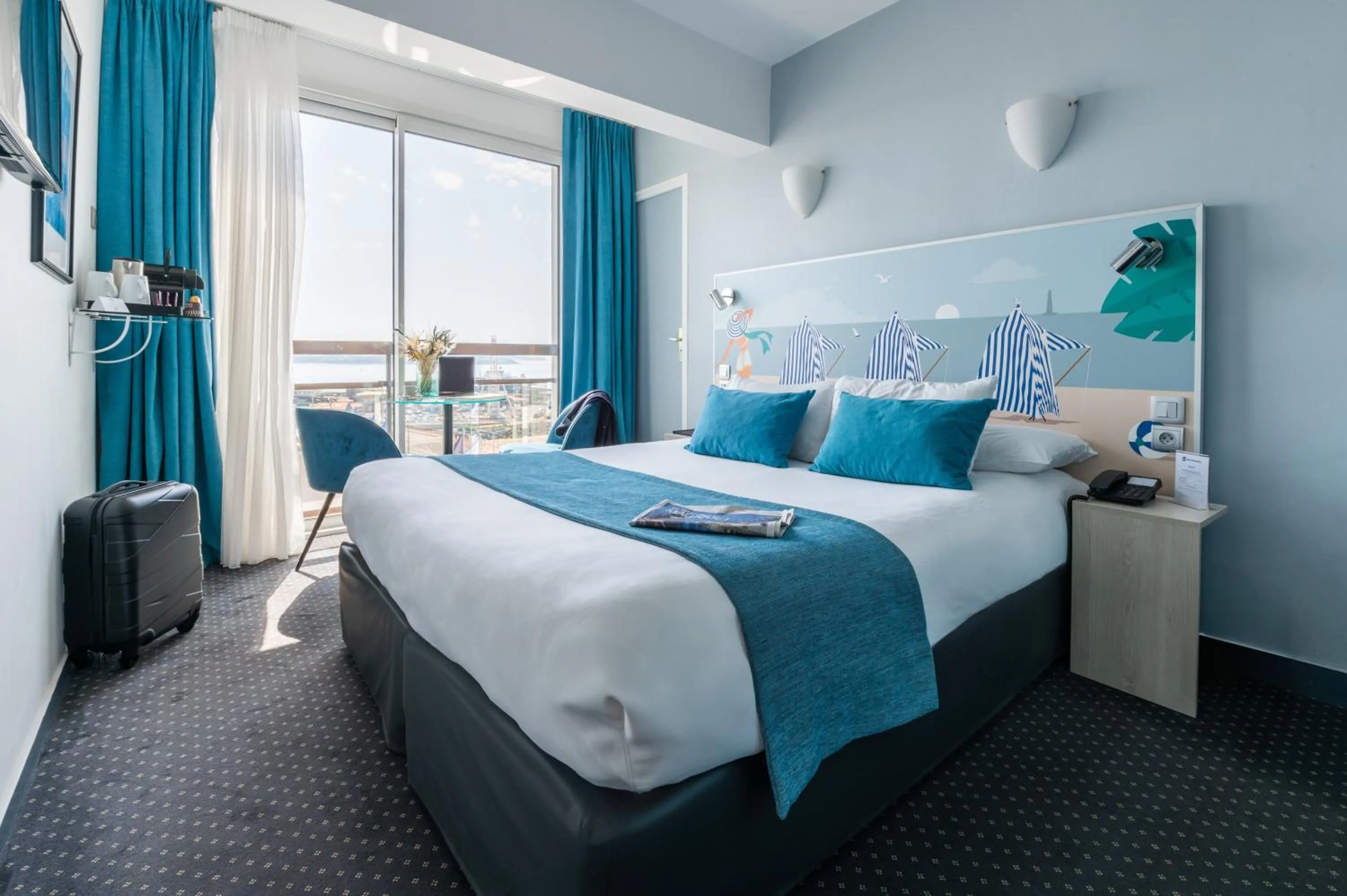 Superior Double Room with Panoramic Sea View in Best Western Hôtel Royan Océan