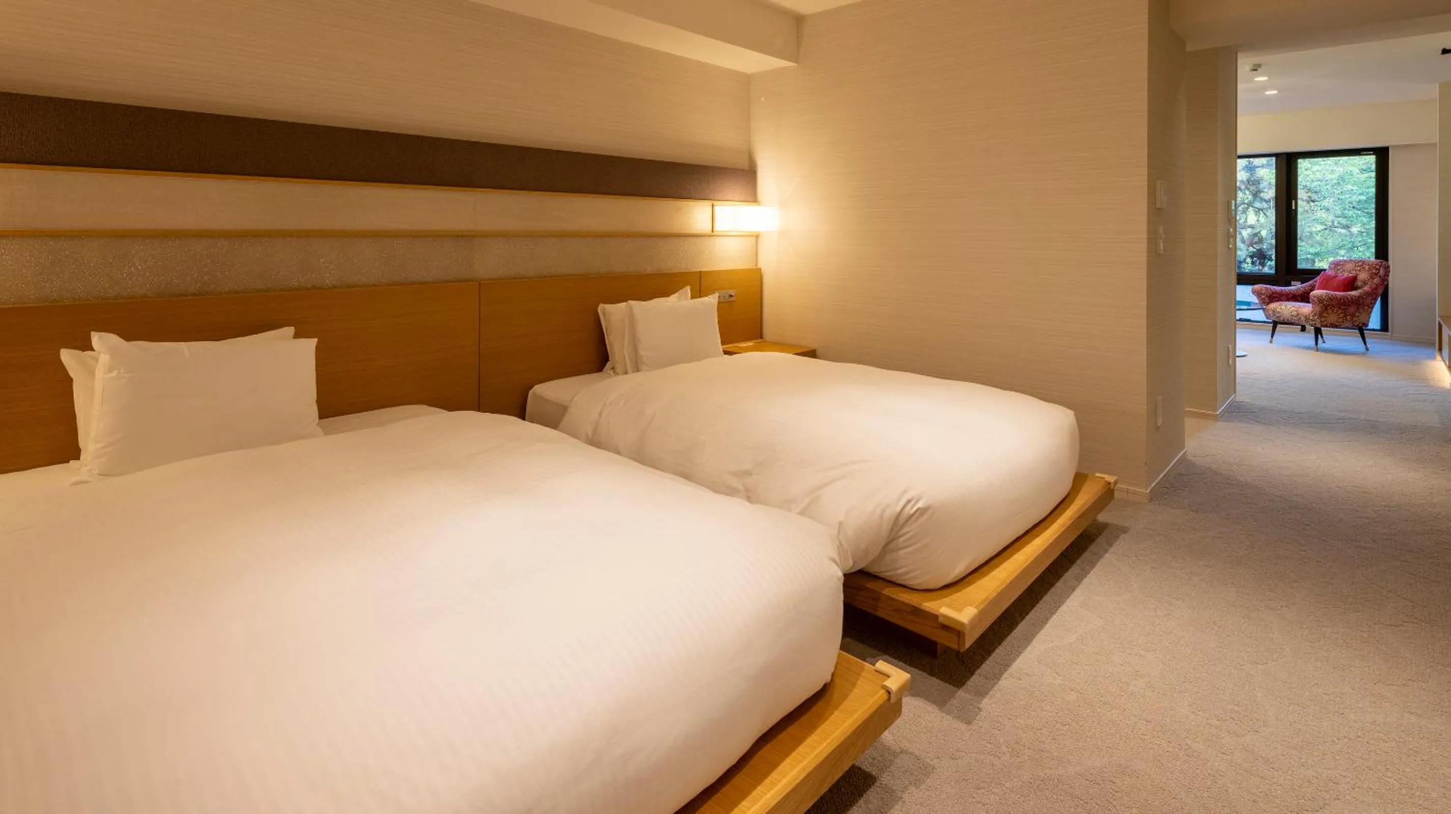 Twin Room A in Riverte Kyoto Kamogawa