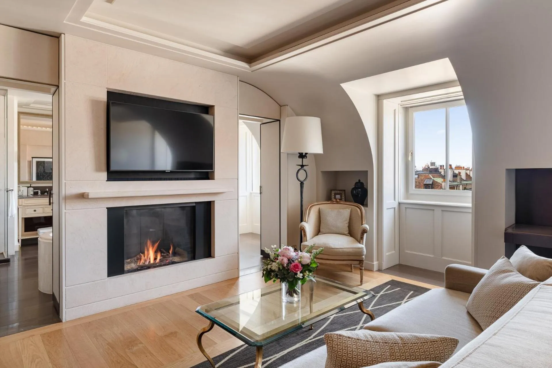 Loft Suite Two Twin Beds  in Four Seasons Hotel des Bergues Geneva