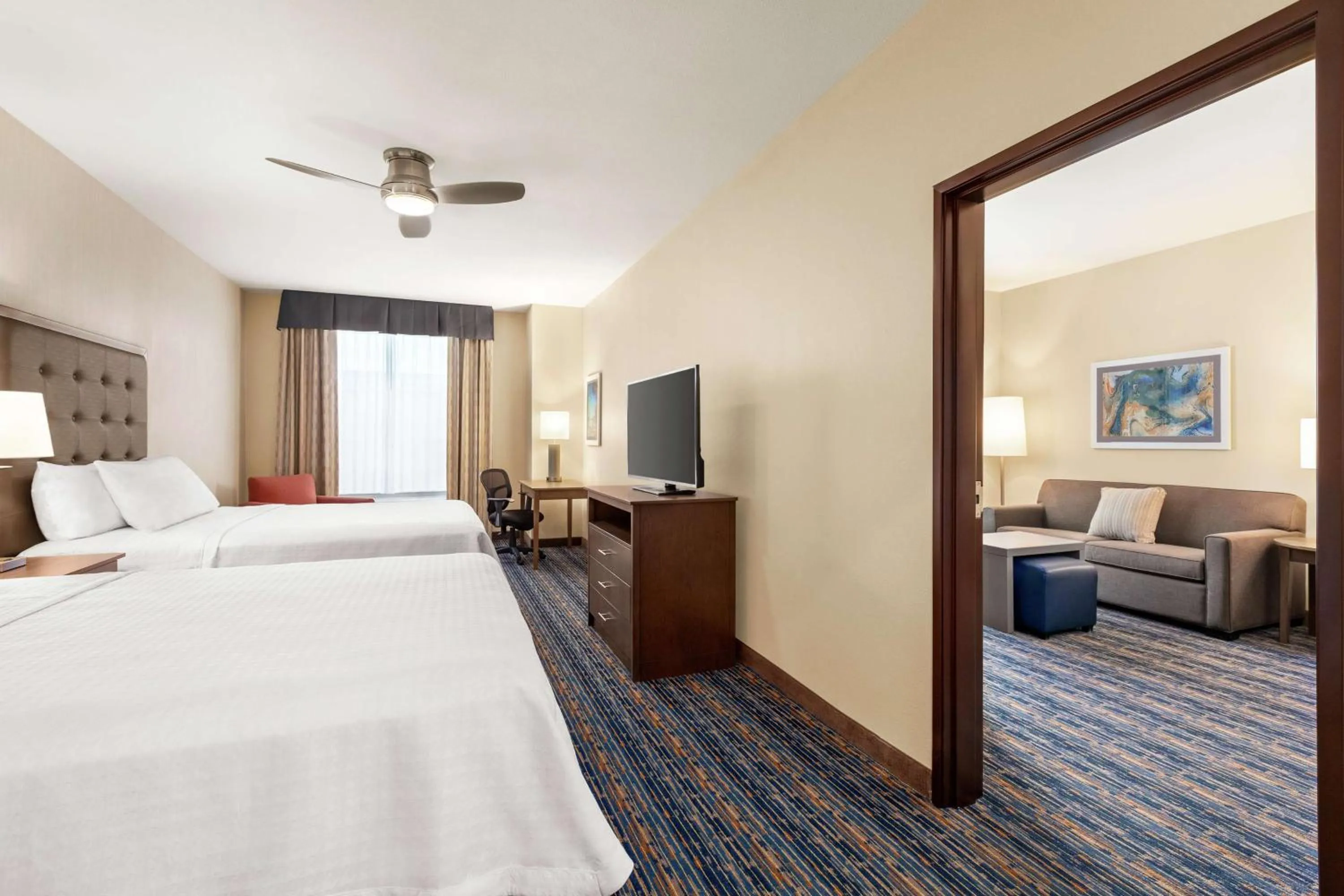 One-Bedroom Queen Suite with Two Queen Beds - Non-Smoking in Homewood Suites By Hilton Harlingen