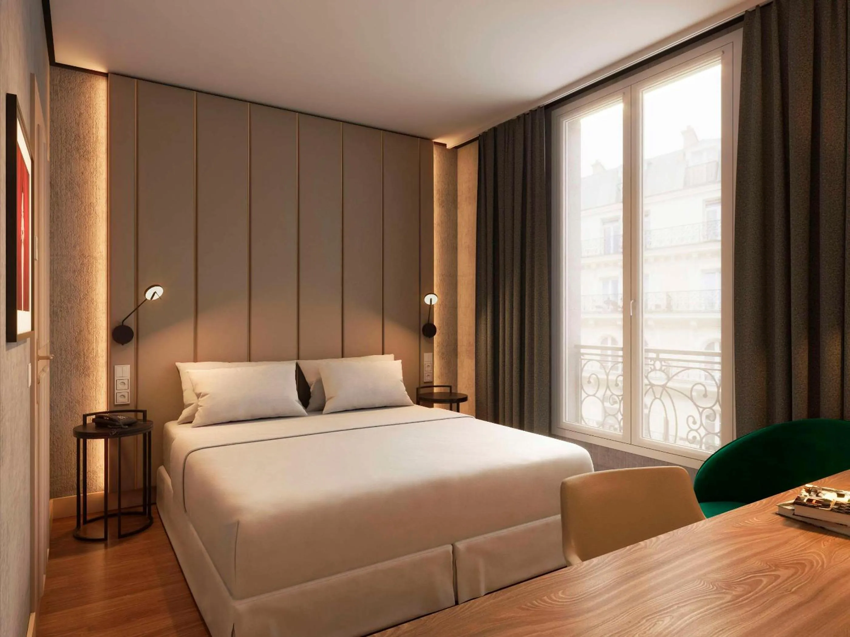 Superior New Style Double Twin Room in Best Western Opéra Faubourg