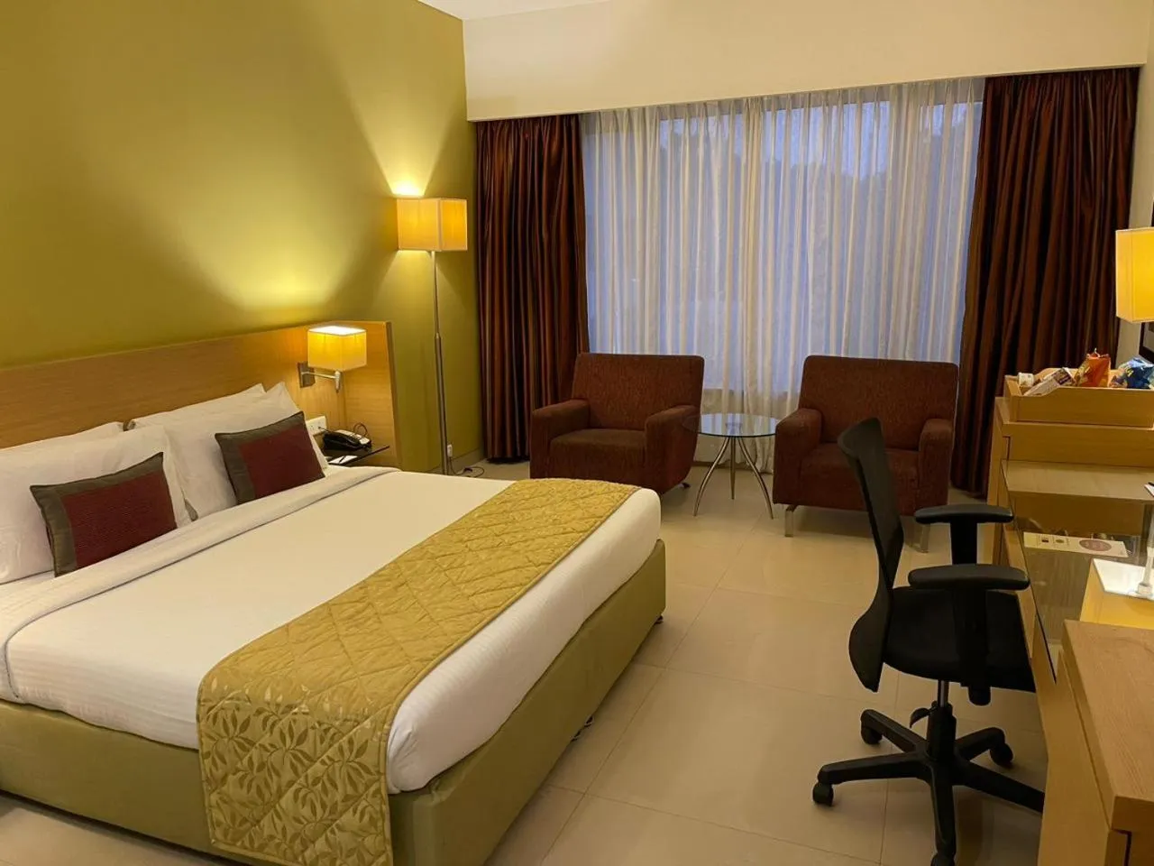 King Room with Pool View in Radha Regent Electronic City