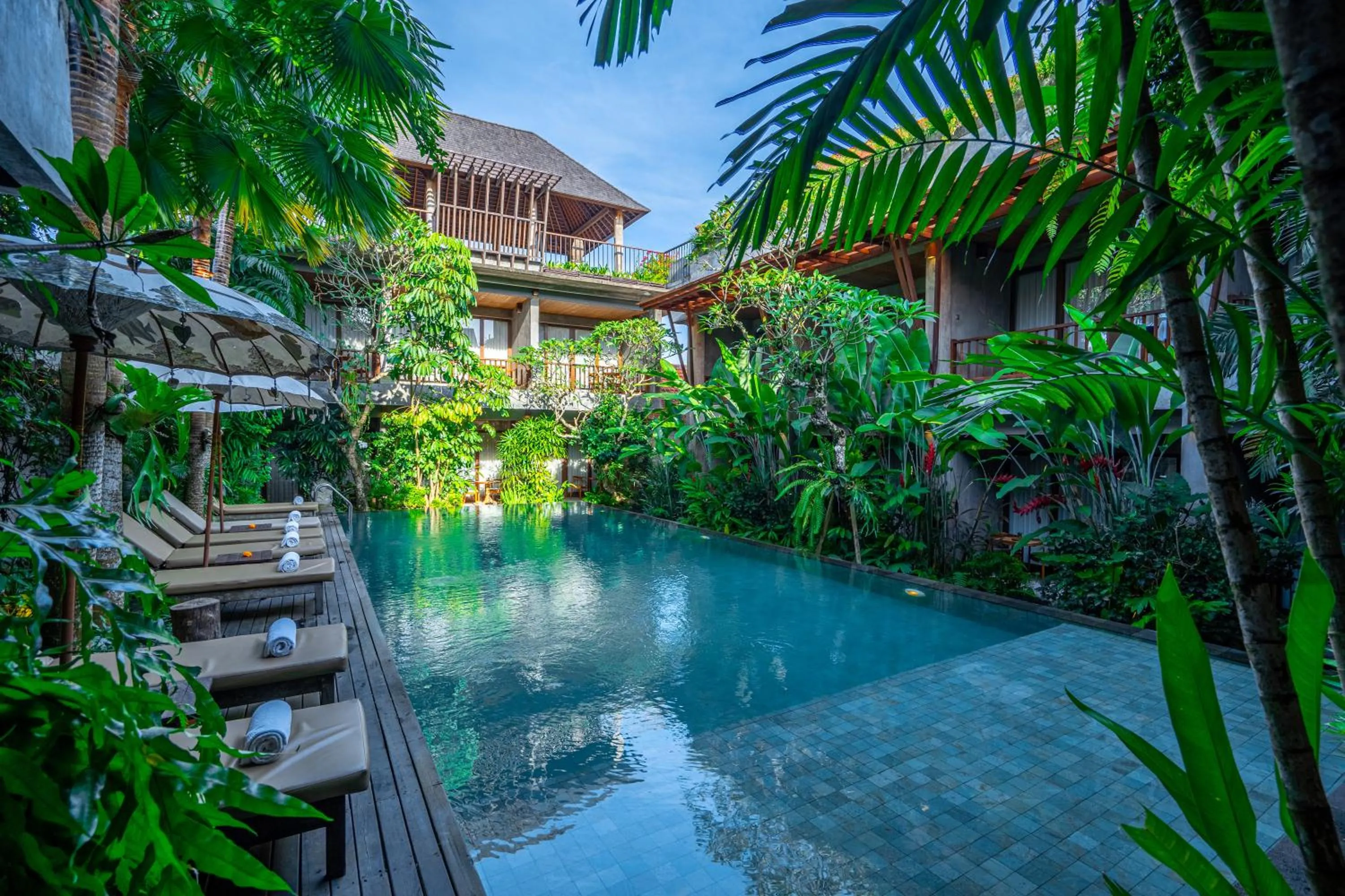 Suite with Pool View in Purana Suite Ubud
