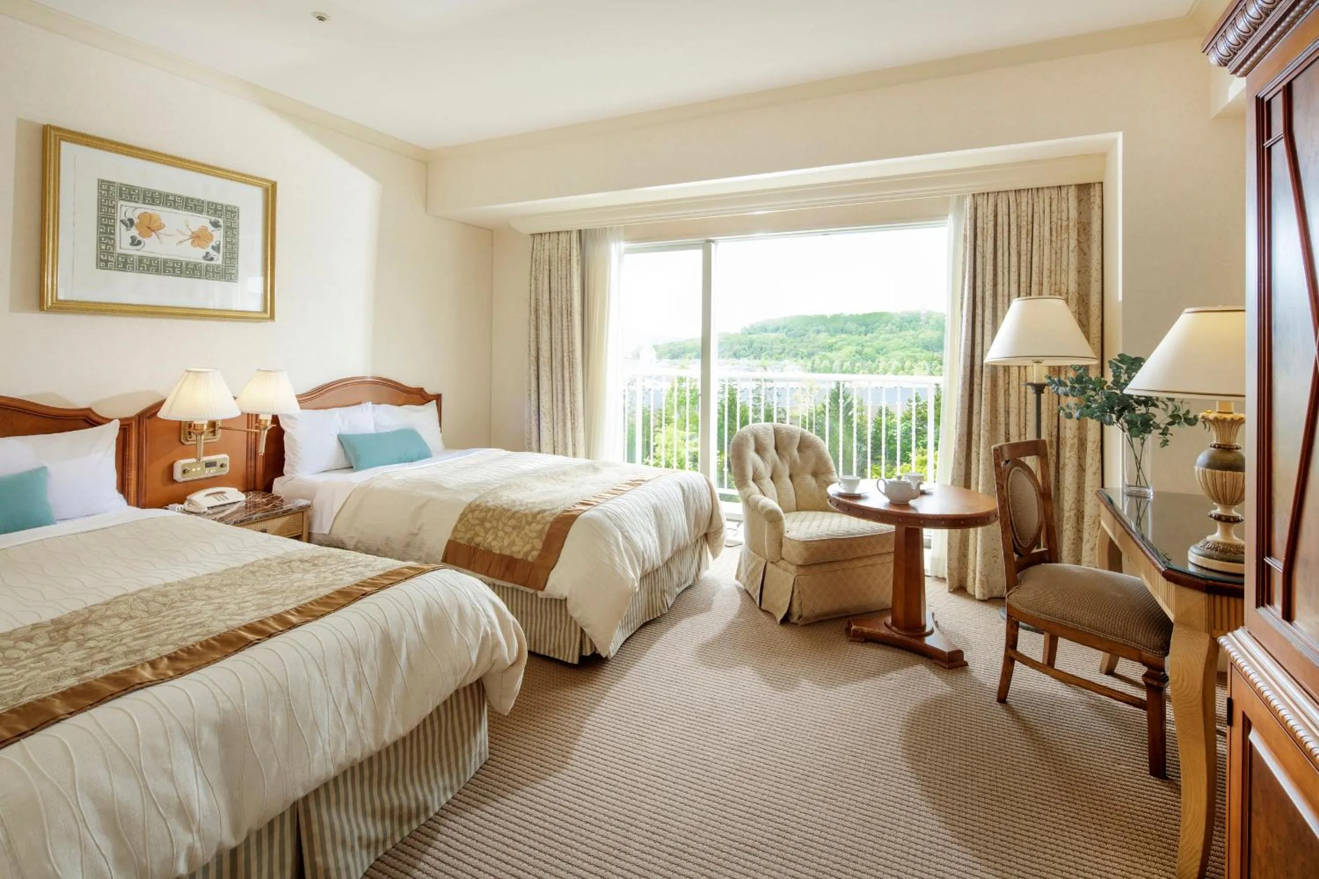 Moderate Twin Room with Garden View - single occupancy - Non-Smoking in Sendai Royal Park Hotel