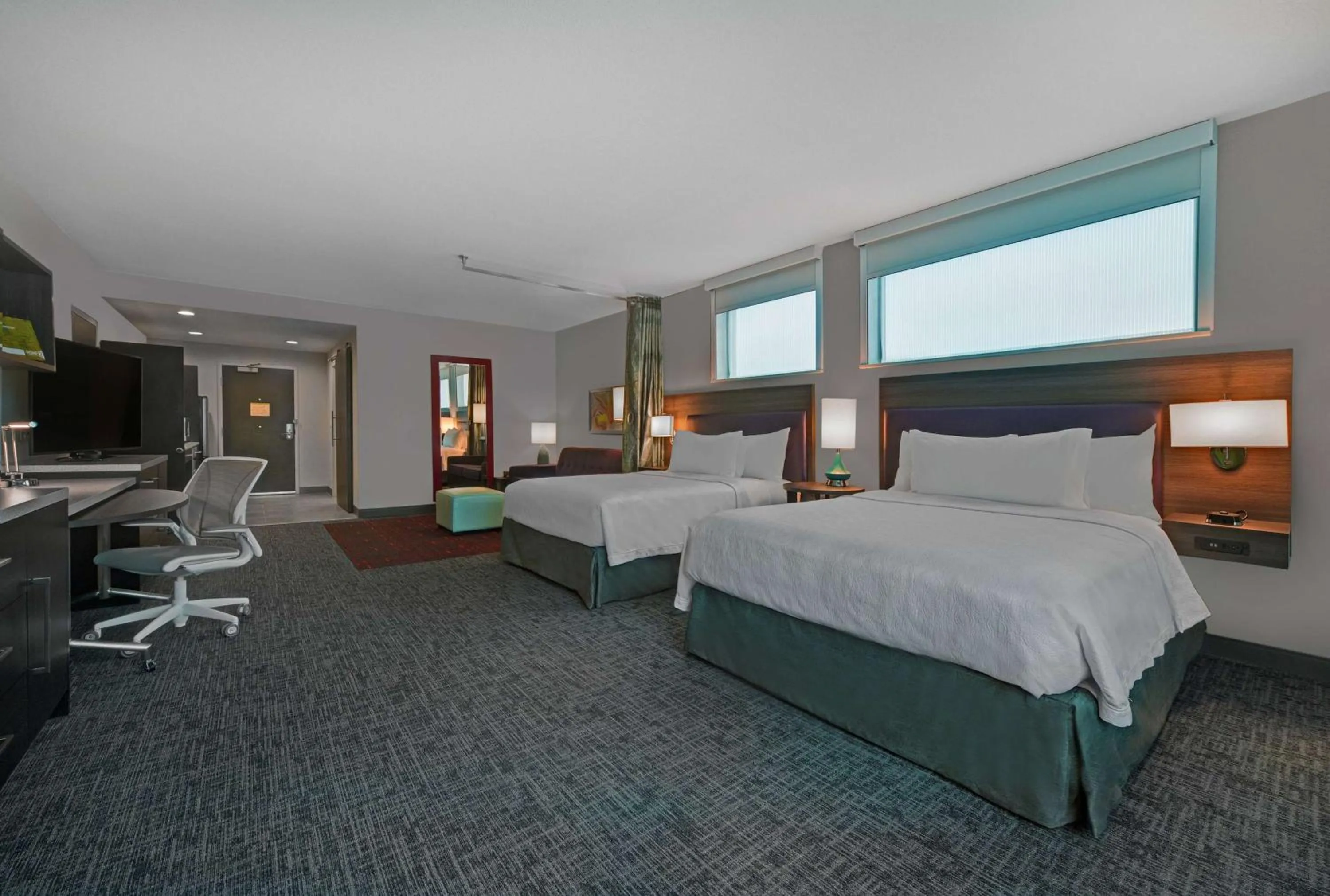 Queen Studio with Two Queen Beds - Mobility Access/Non-Smoking in Home2 Suites By Hilton Memphis Wolfchase Galleria