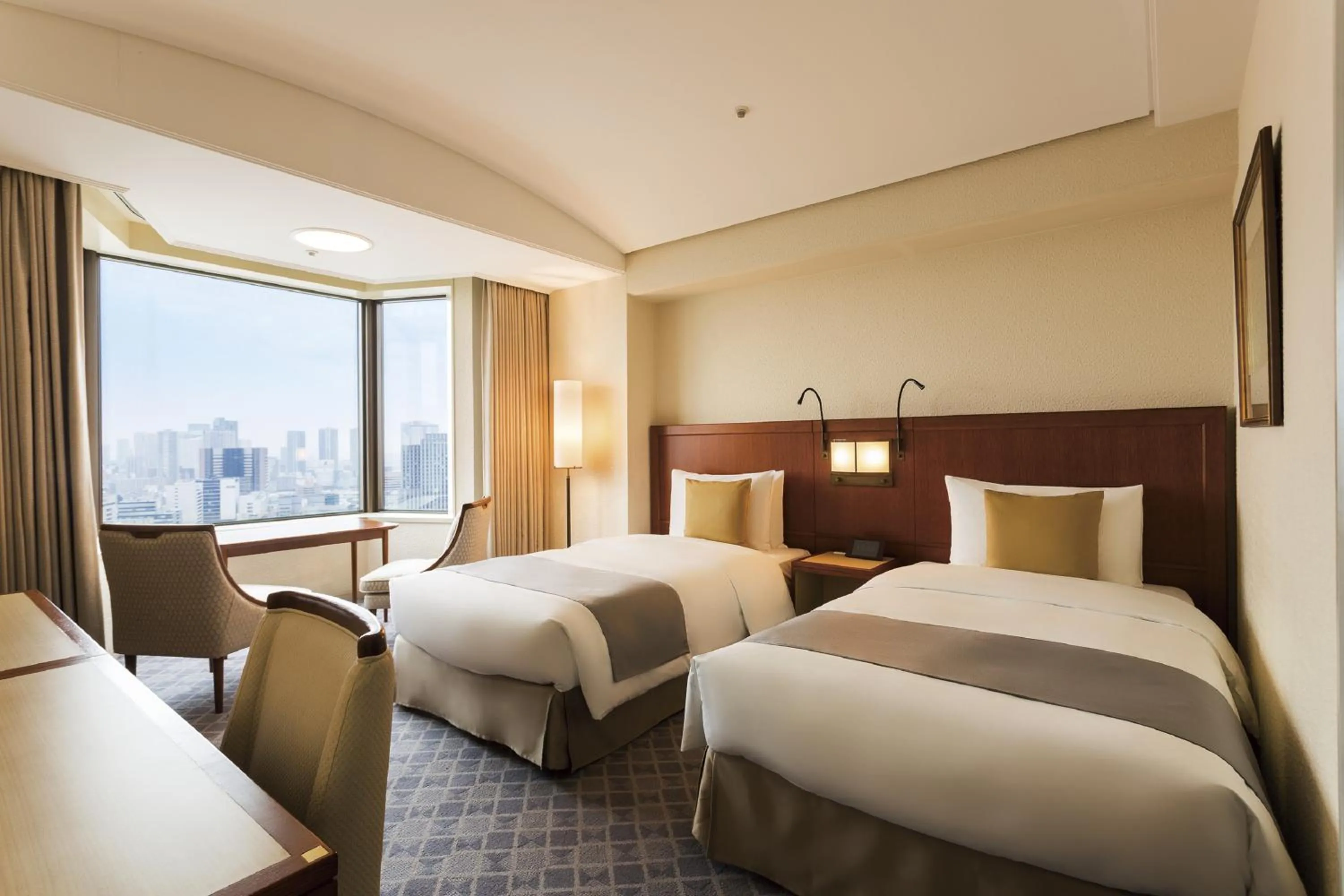 Tower Building - High Floor Standard Twin in Imperial Hotel Tokyo