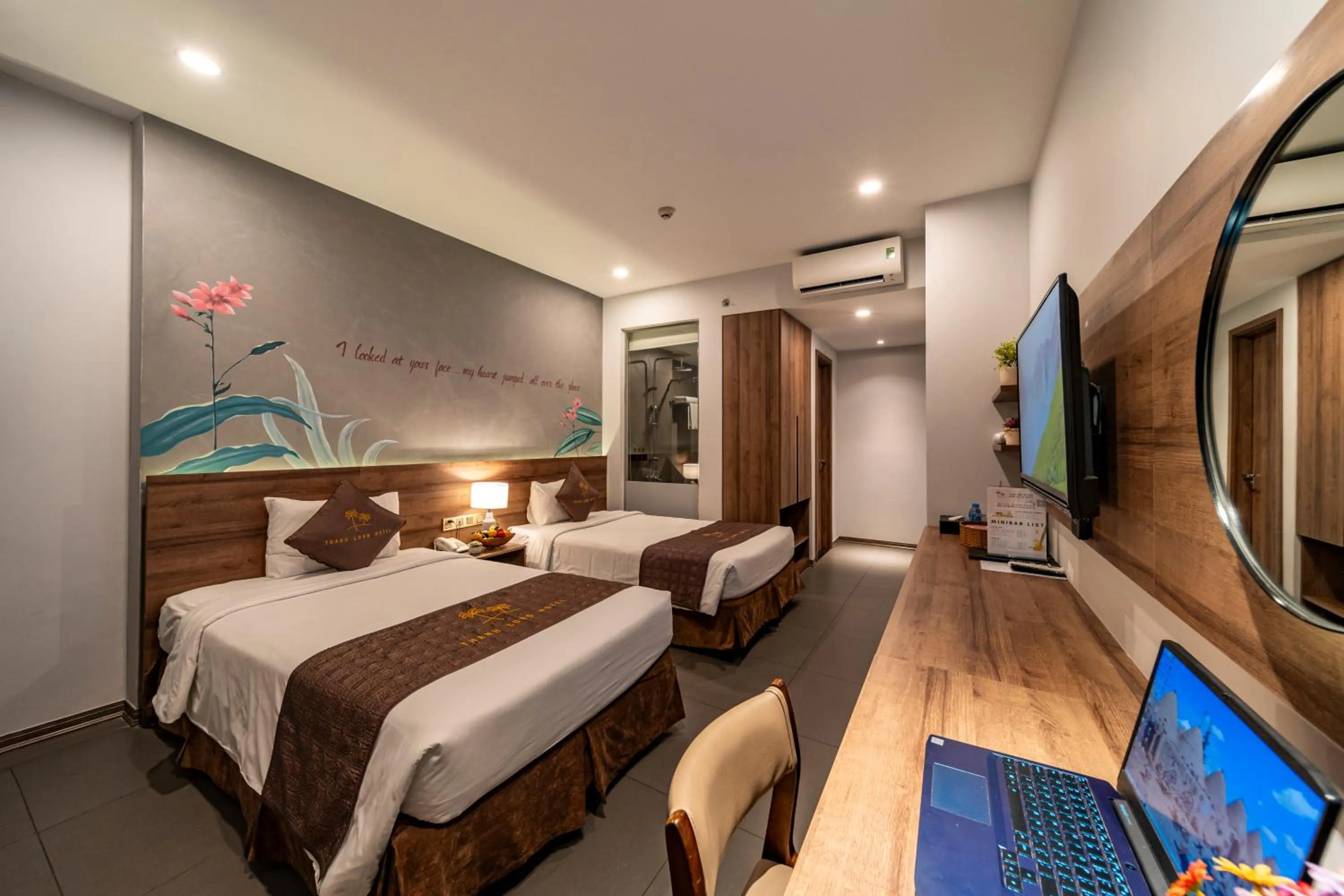 Superior Twin Room in Thanh Long Hotel - Tra Khuc