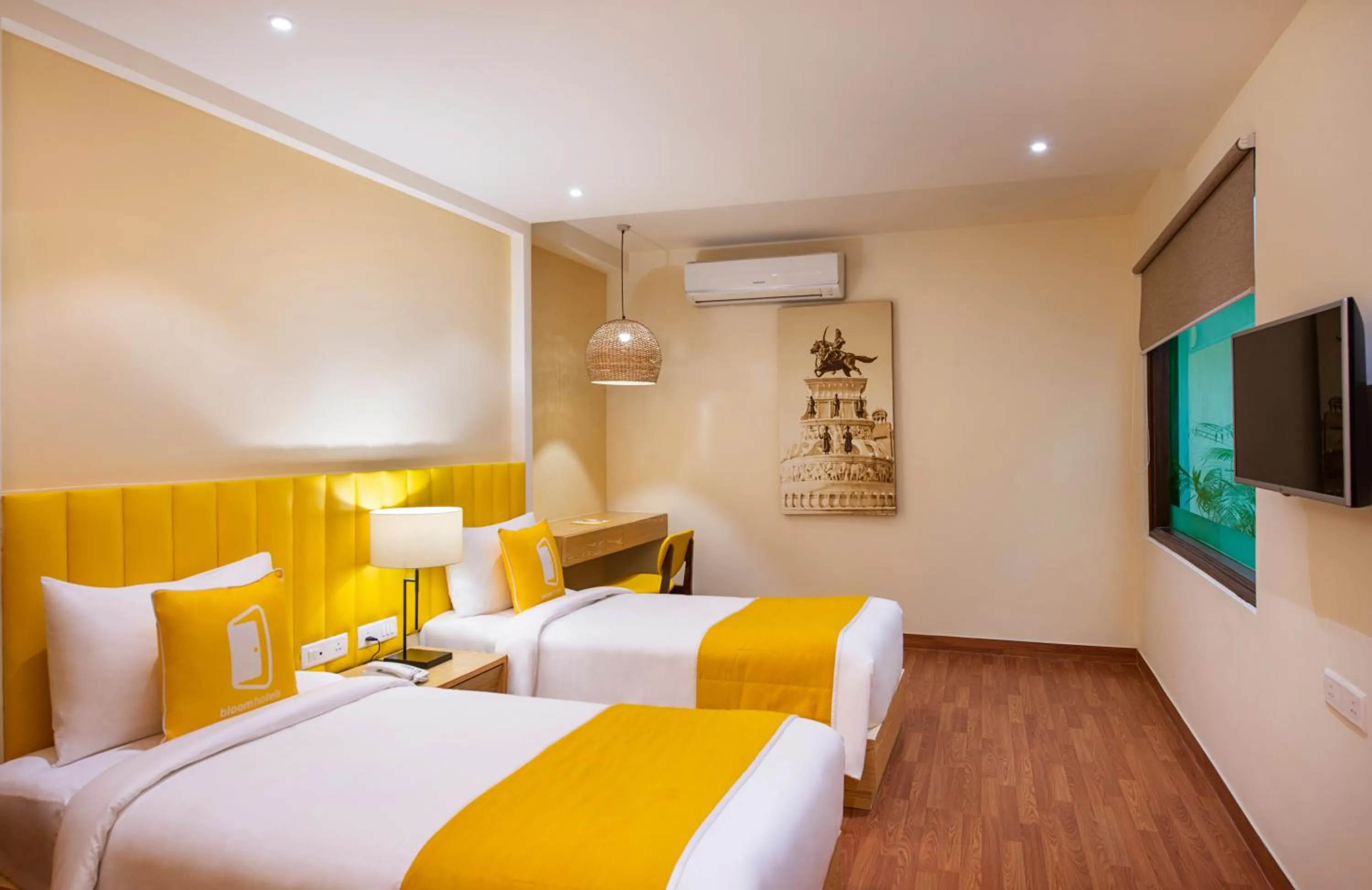 Standard Twin Room - single occupancy in Bloom Boutique l Ranjit Avenue