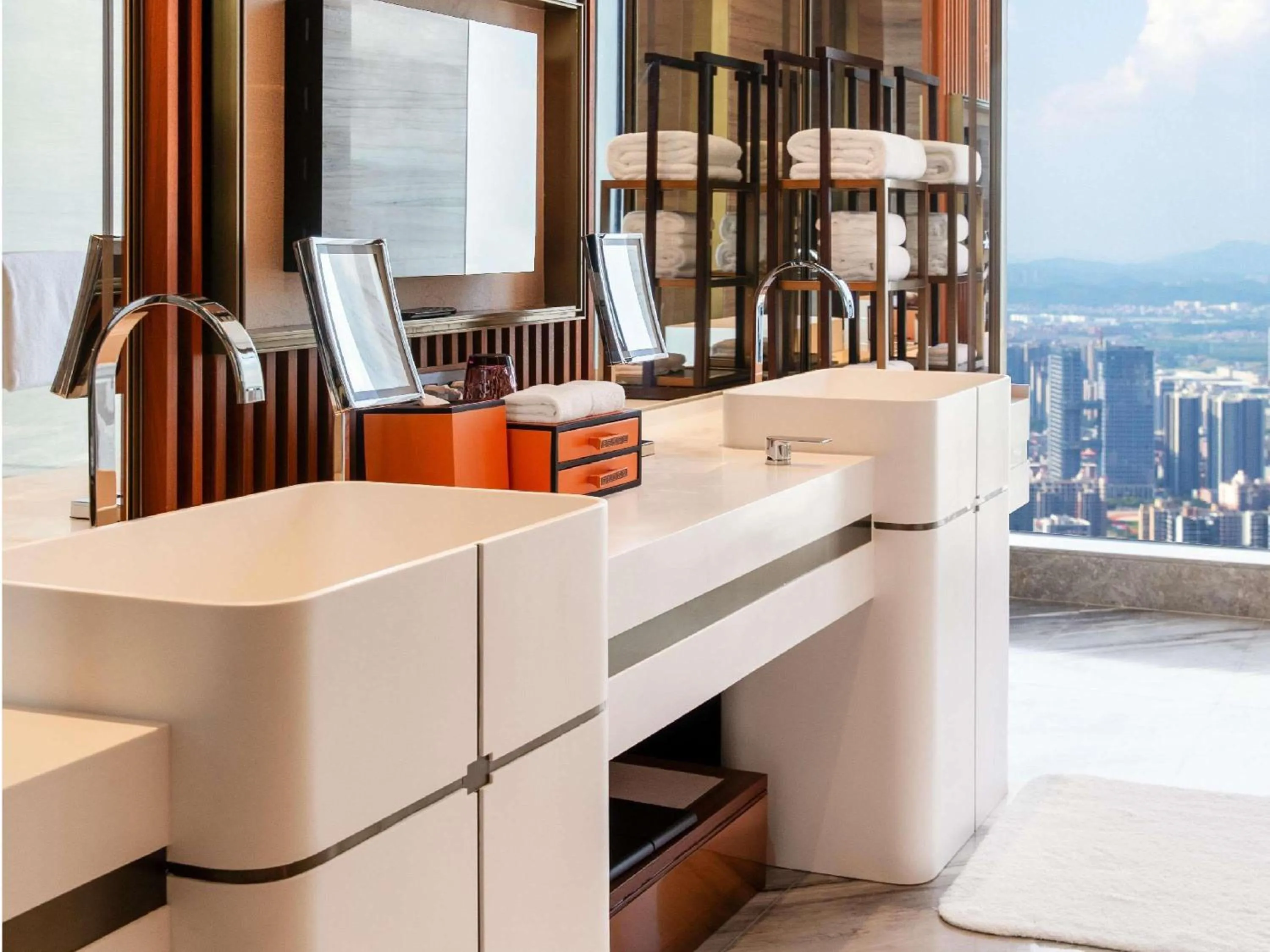 Presidential Suite with One King Bed and Lounge Access - High Floor in Pullman Huizhou Kaisa