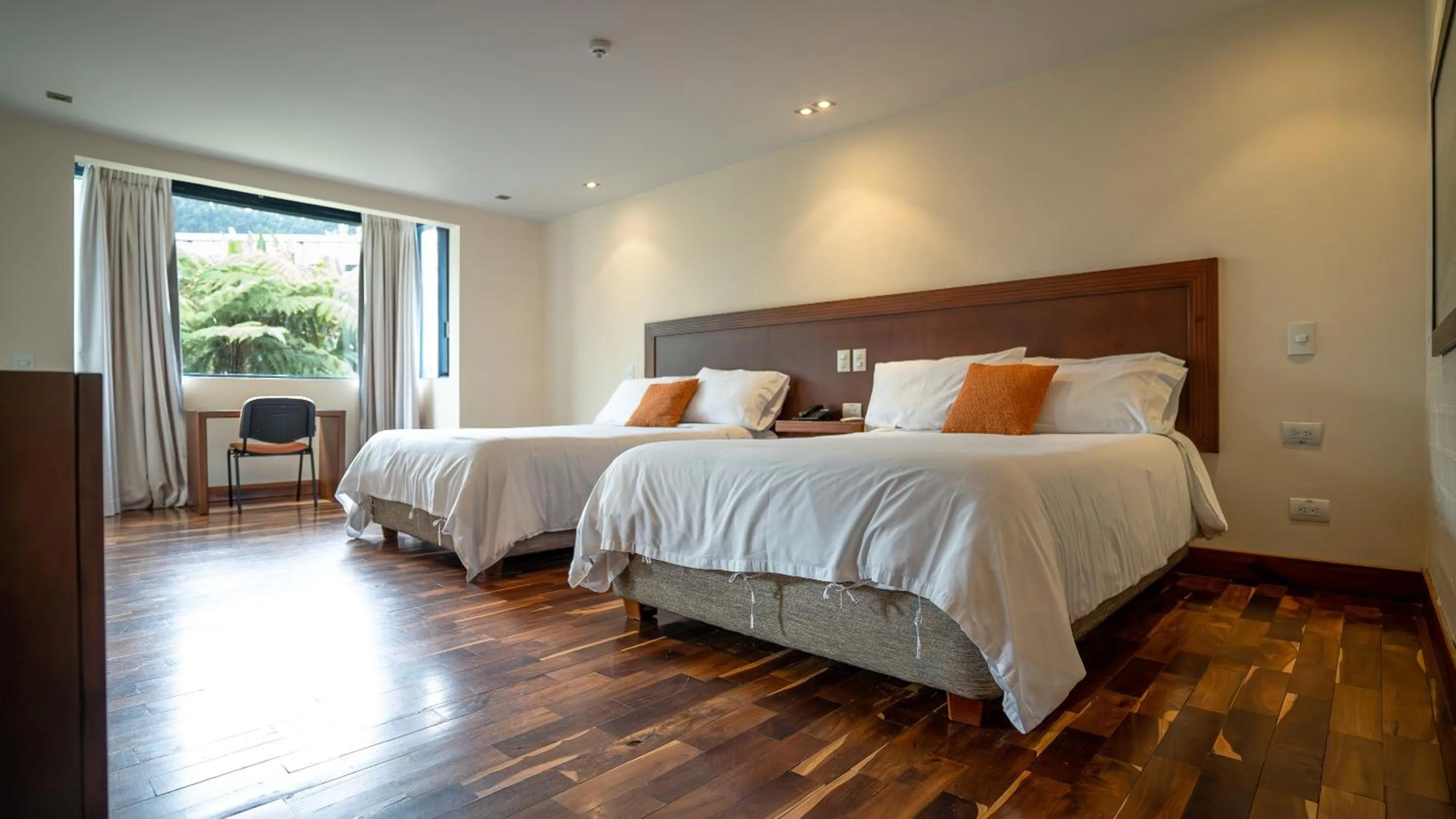 Deluxe Twin Room in Termales El Otoño