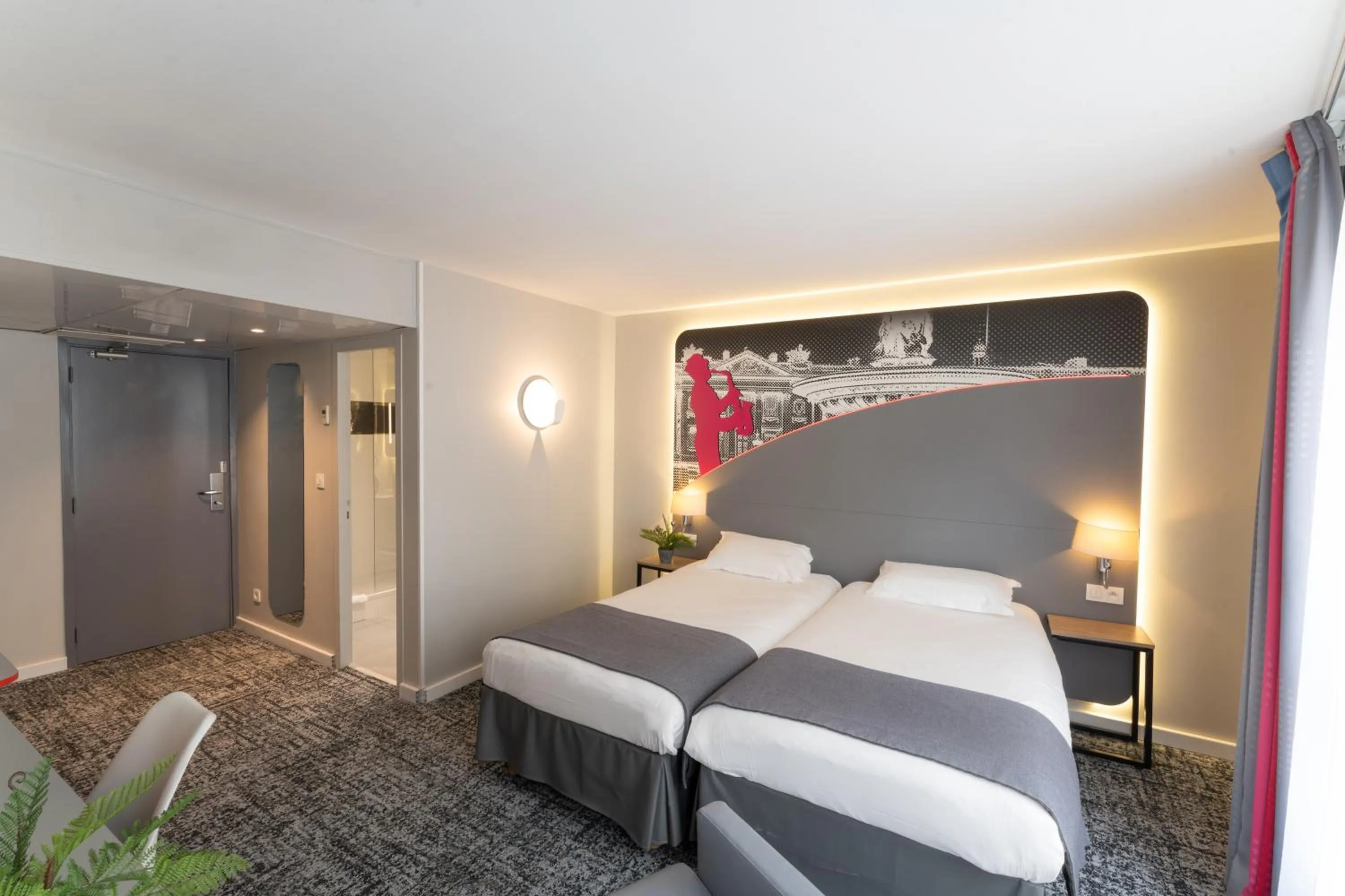 Twin Room in Hotel Inn Design Paris Place d'italie