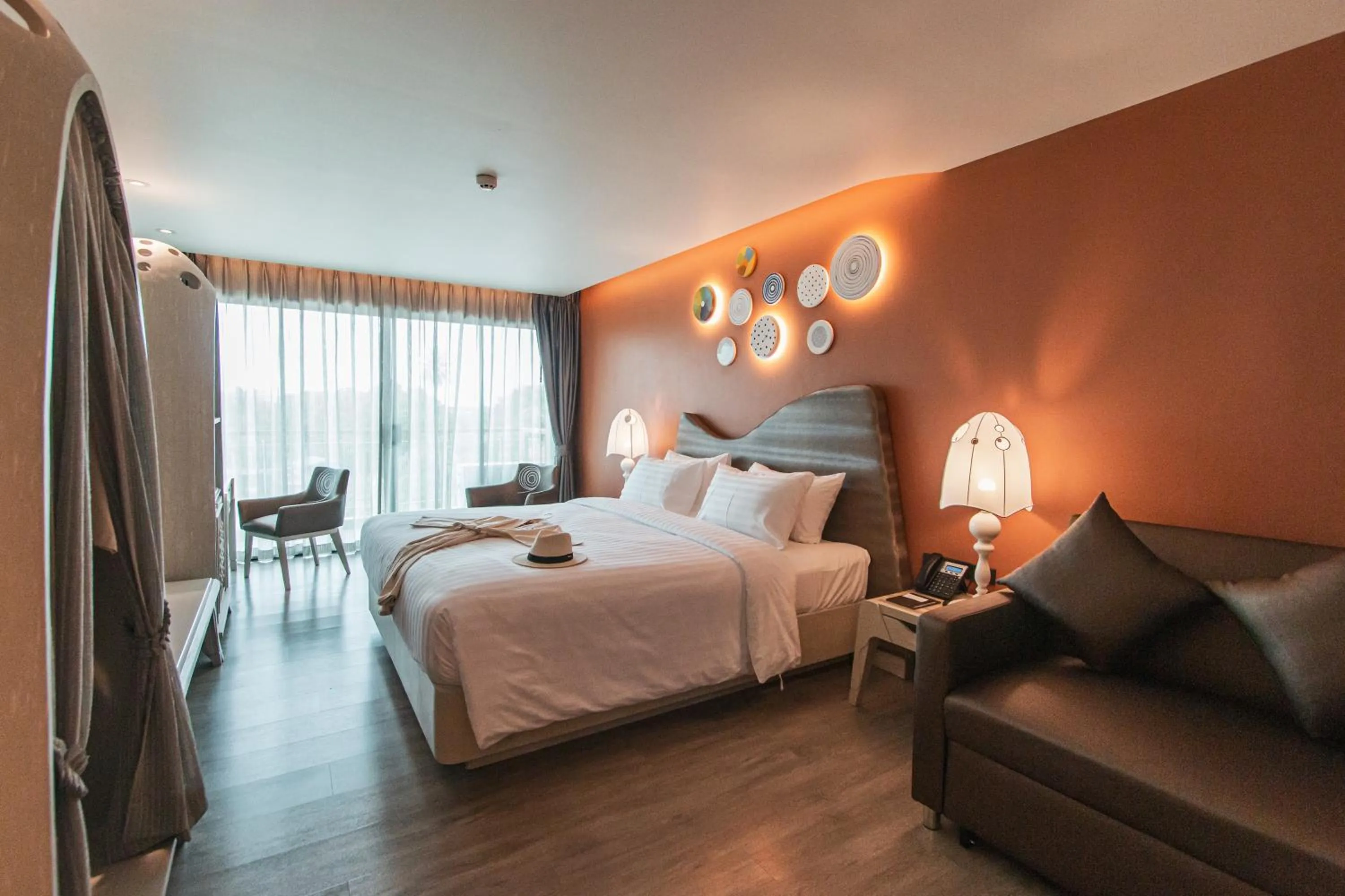 Partial River View Twin Bed in Rachabhura Hotel