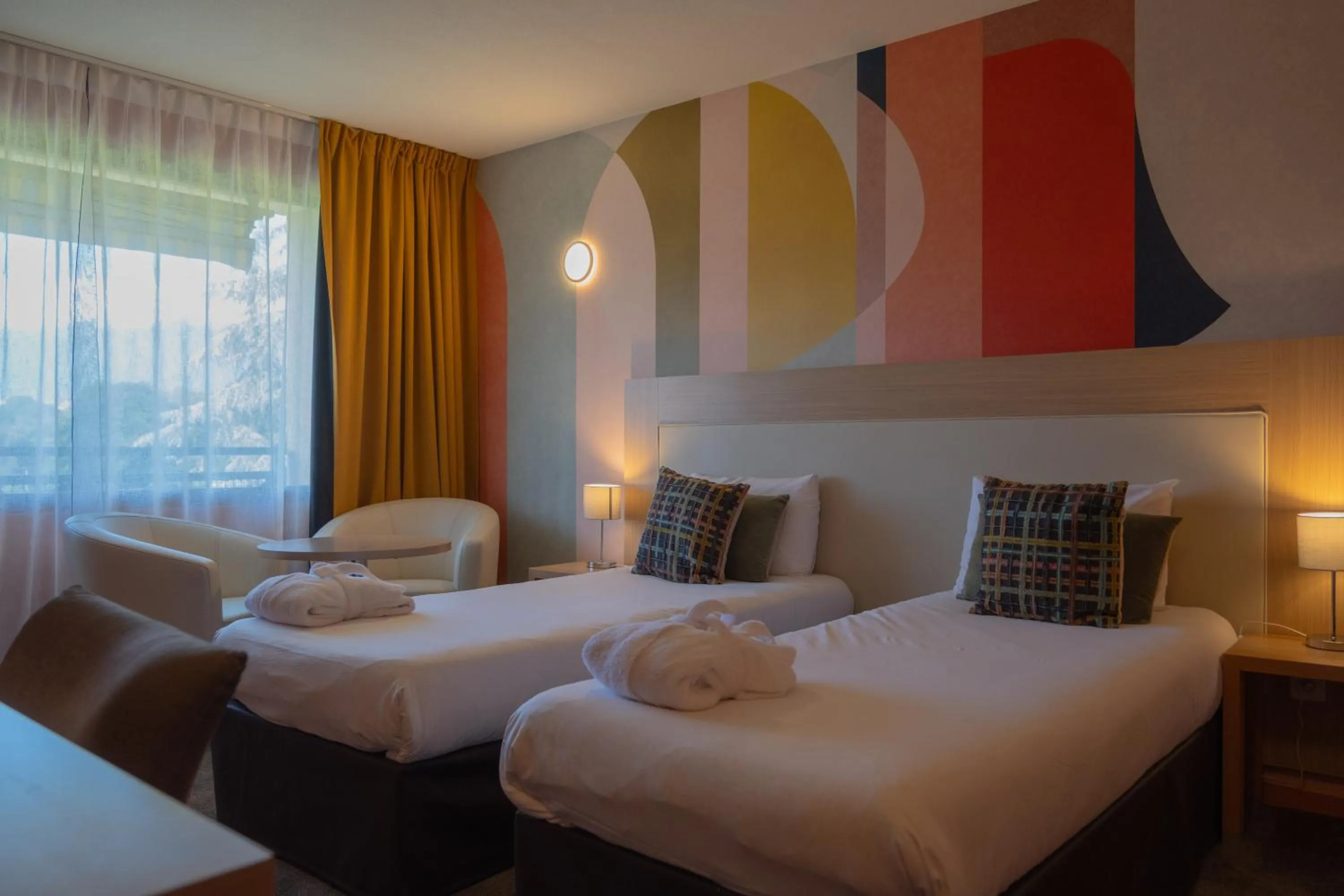 Twin Room in Hotel *** & Spa Vacances Bleues Villa Marlioz