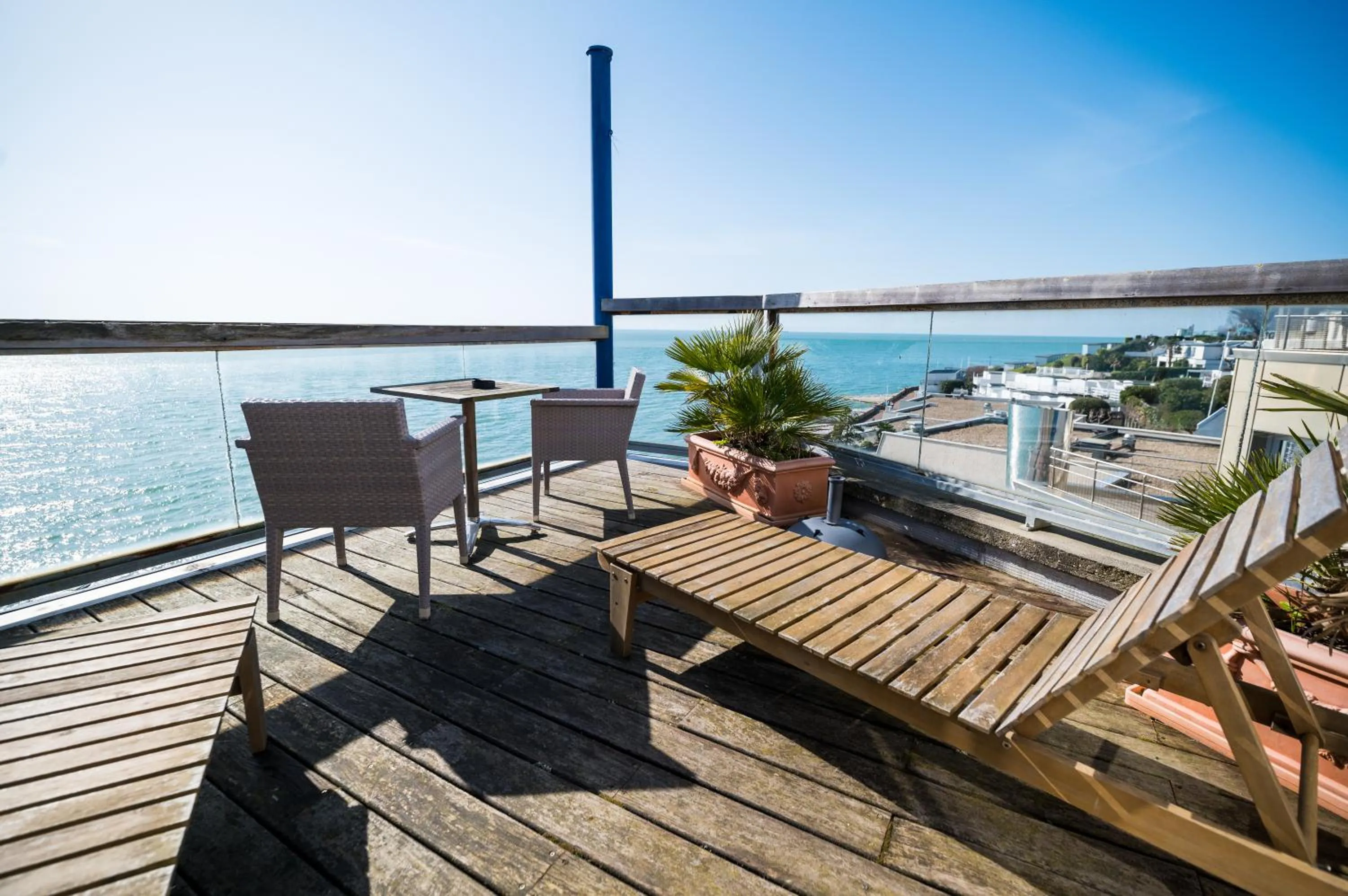 Superior Double Room with Terrace and sea view in LOGIS HOTEL - La Petite Rade