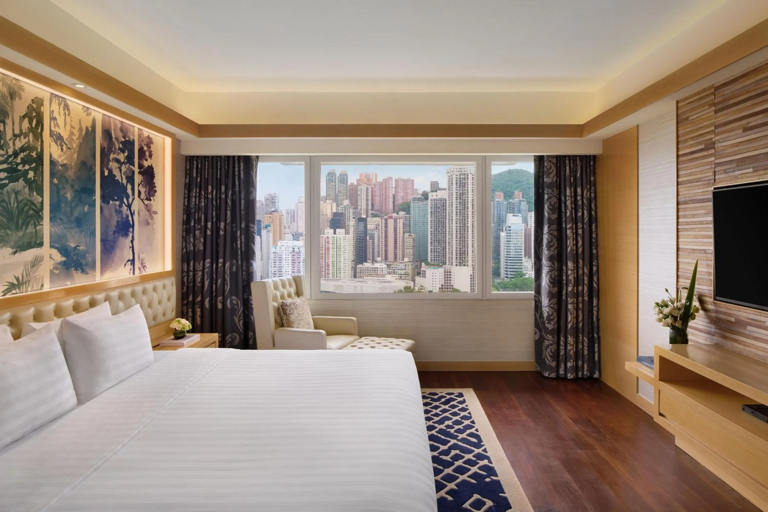 Park Lane Suite Panoramic View 1 King Bed with Lounge Access in The Park Lane Hong Kong, Autograph Collection