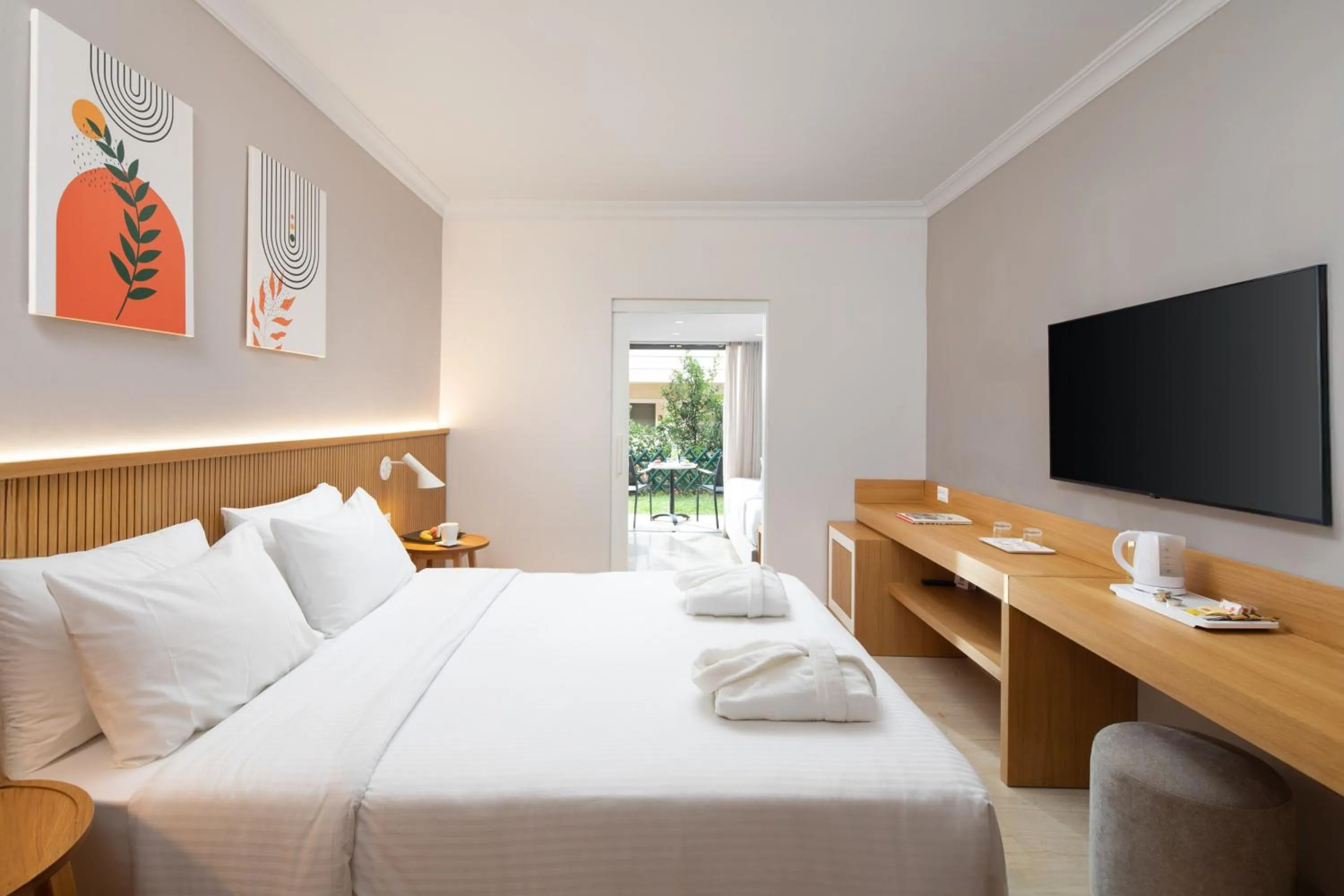 Family Room with Garden View in Roda Beach Resort & Spa