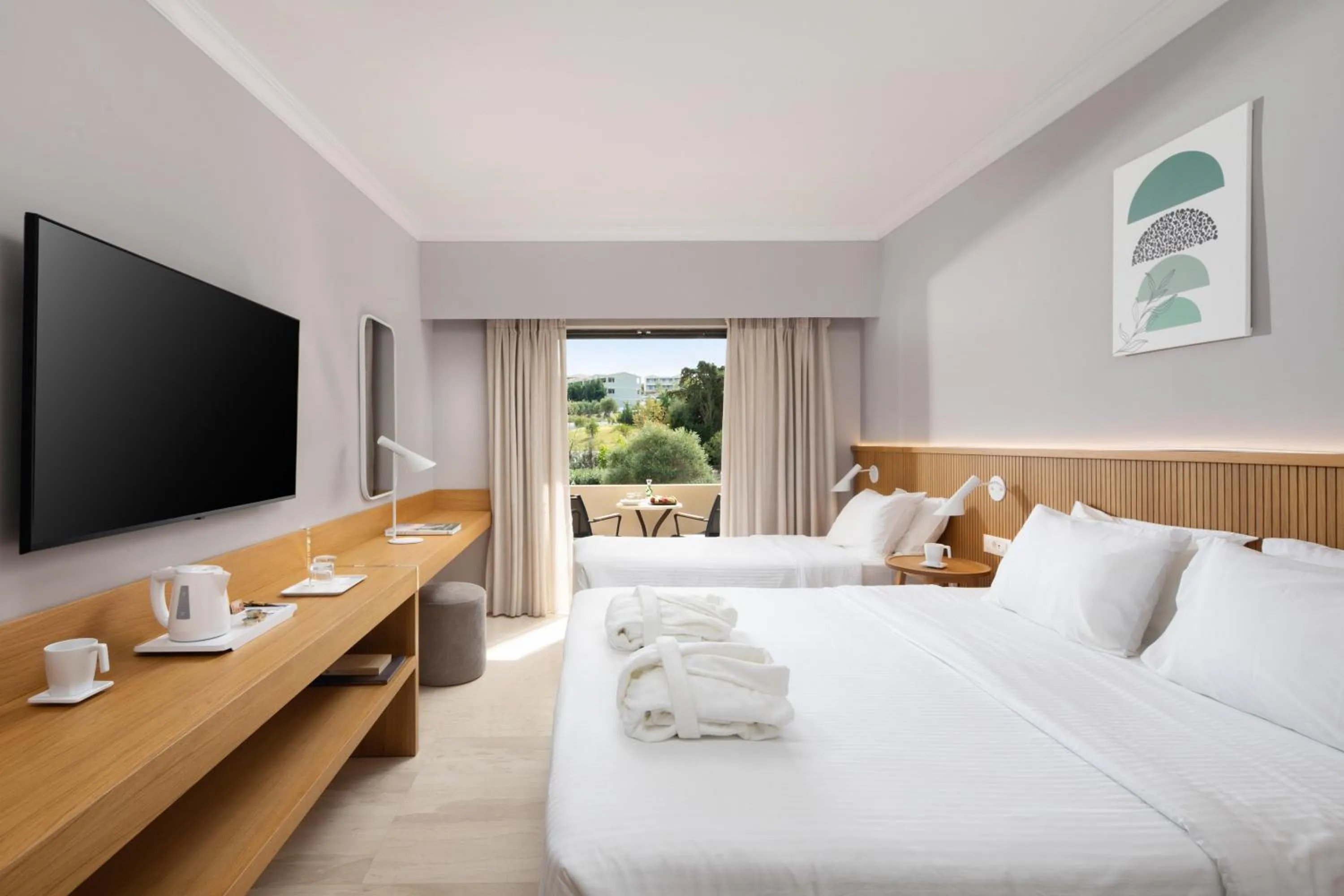 Double or Twin Room with Garden View in Roda Beach Resort & Spa