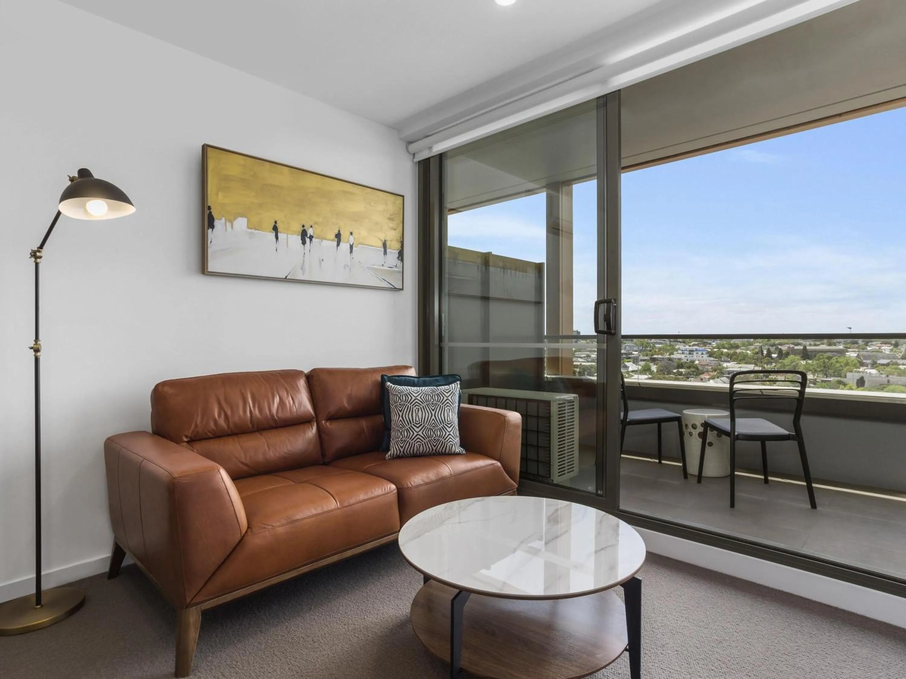 One Bedroom Apartment with Twin Beds and Balcony in The Sebel Melbourne Moonee Ponds