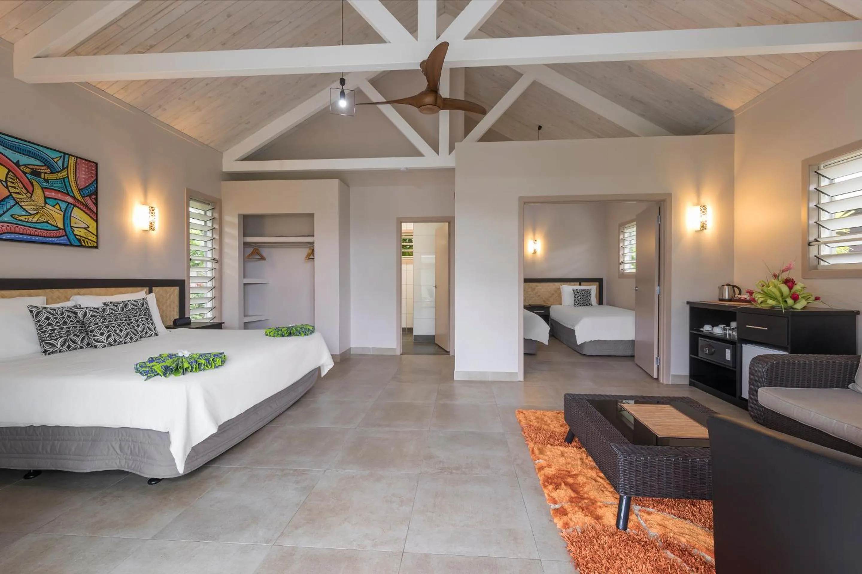 Family Bungalow with Lagoon View in Saletoga Sands Resort & Spa