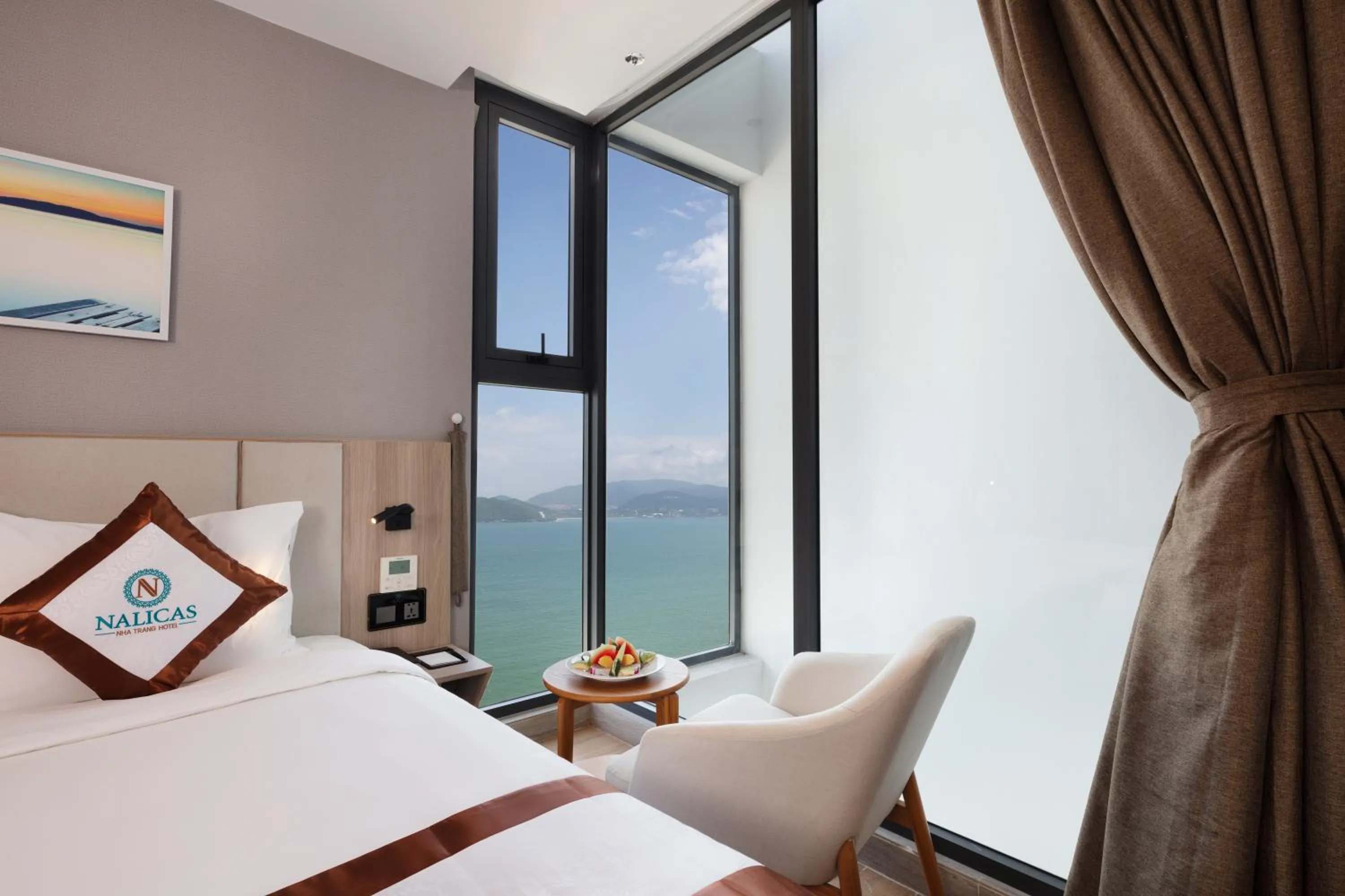 Deluxe Double or Twin Room with Partial Sea View in Nalicas Nha Trang Hotel