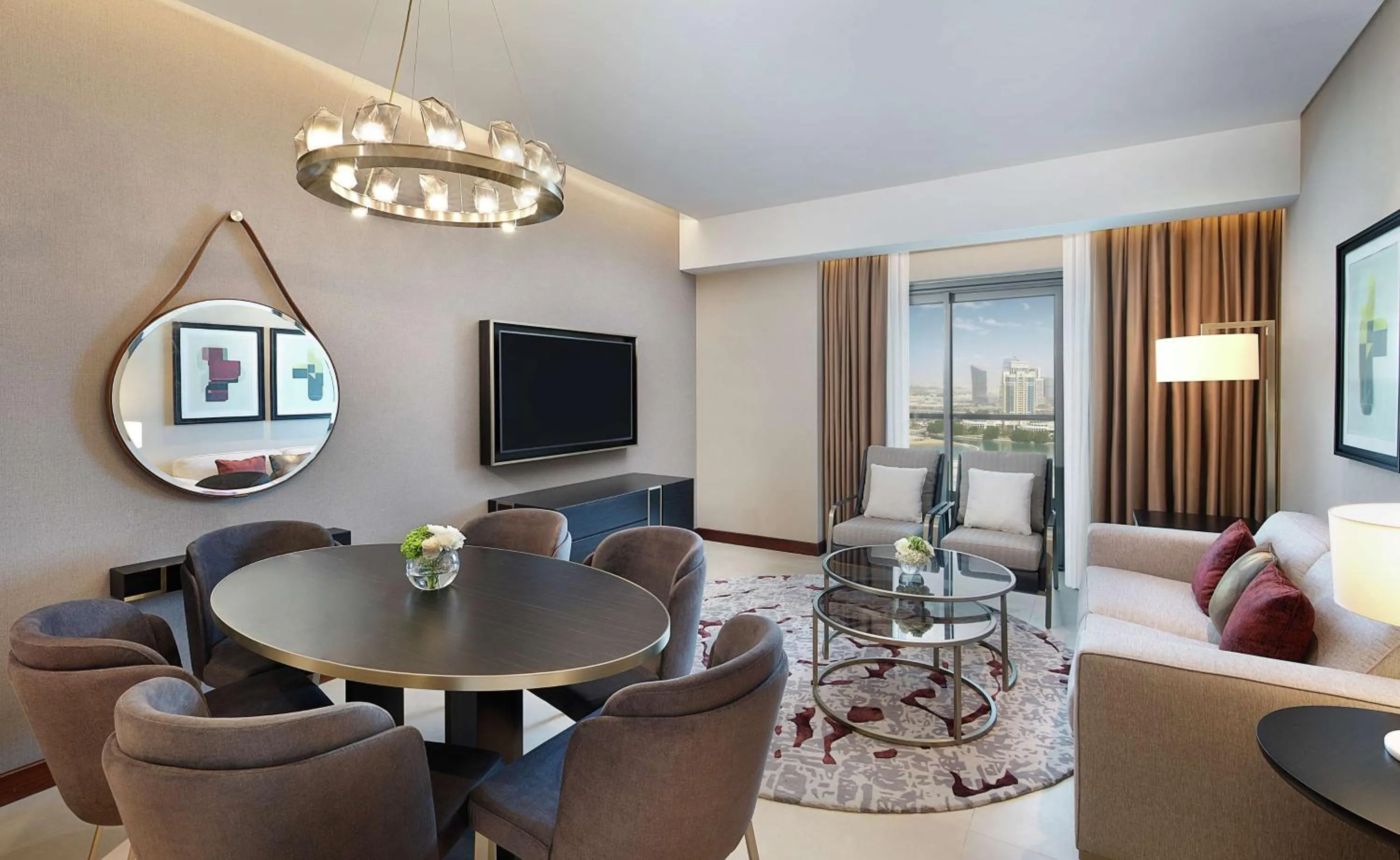 Deluxe Two-Bedroom Suite with Balcony in Hilton Doha The Pearl