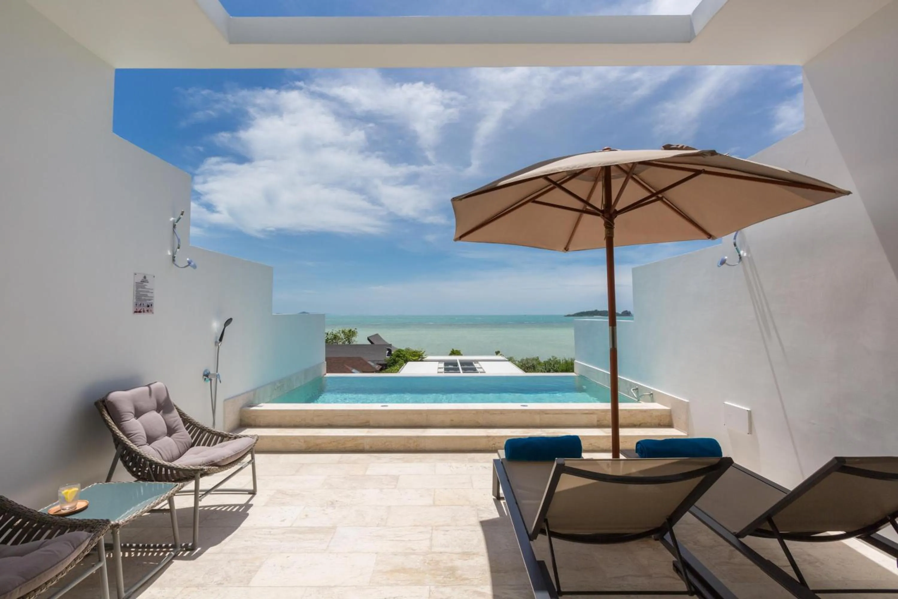 One-Bedroom Pool Suite with Sea View in Skye Beach Koh Samui